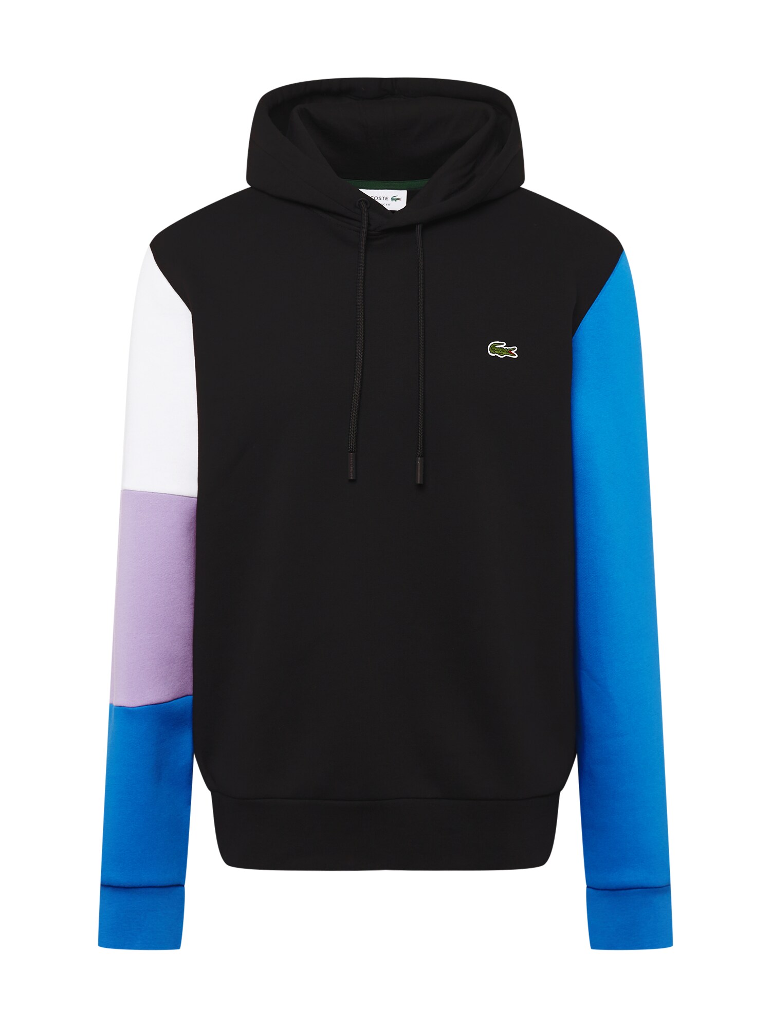 LACOSTE Tréning póló  fekete / kék / levendula / fehér