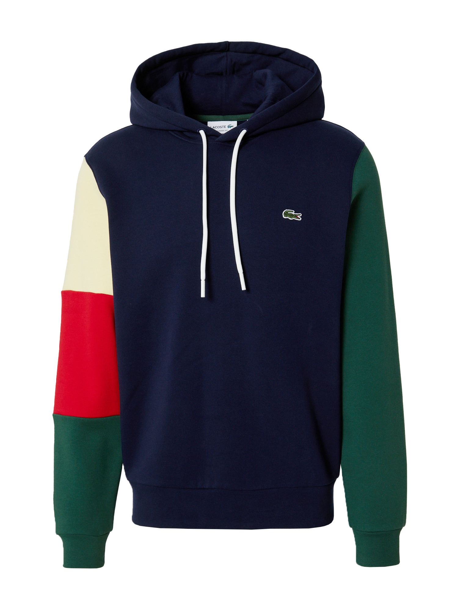 LACOSTE Tréning póló  sötétzöld / világospiros / tengerészkék / elefántcsont