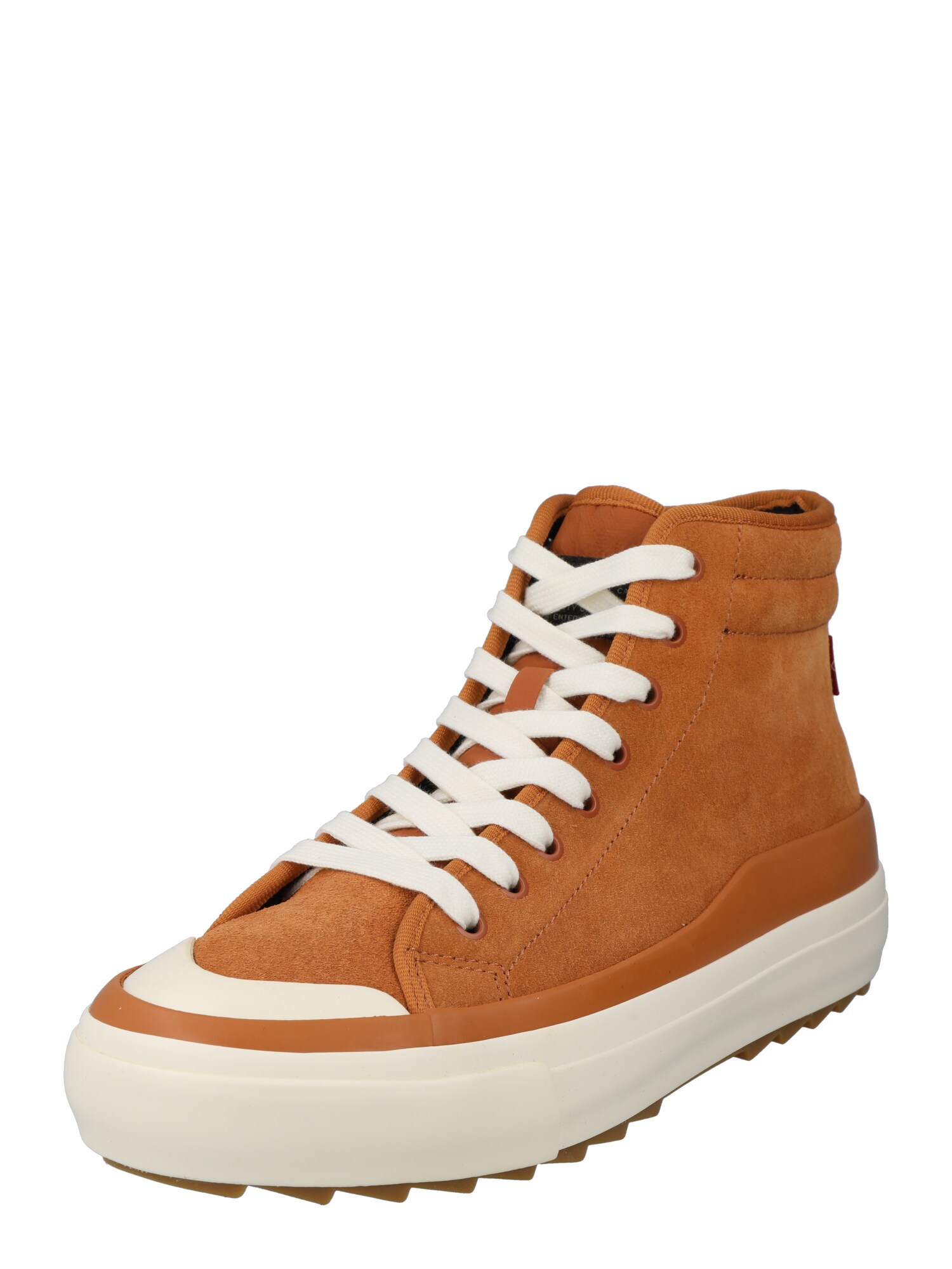 LEVI'S Magas szárú edzőcipők 'Square Ripple Mid 2.0'  konyak