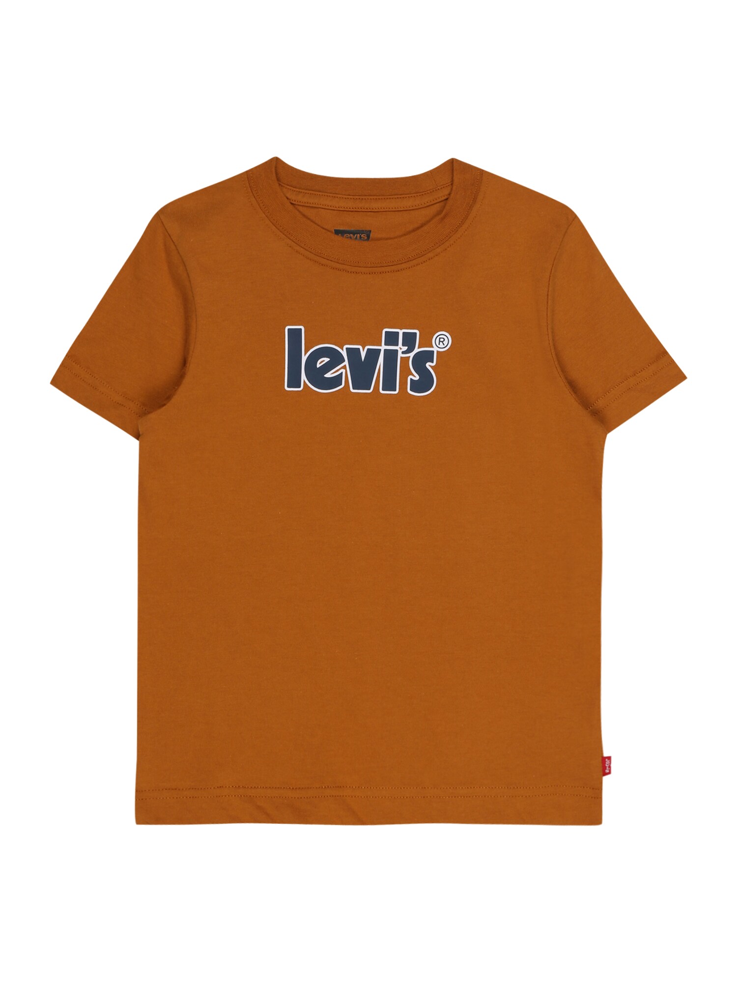LEVI'S Póló  sötét narancssárga / fehér / tengerészkék