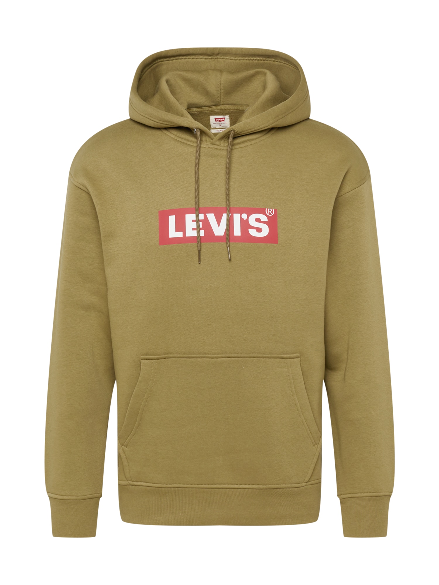 LEVI'S Tréning póló  olíva / piros / fehér