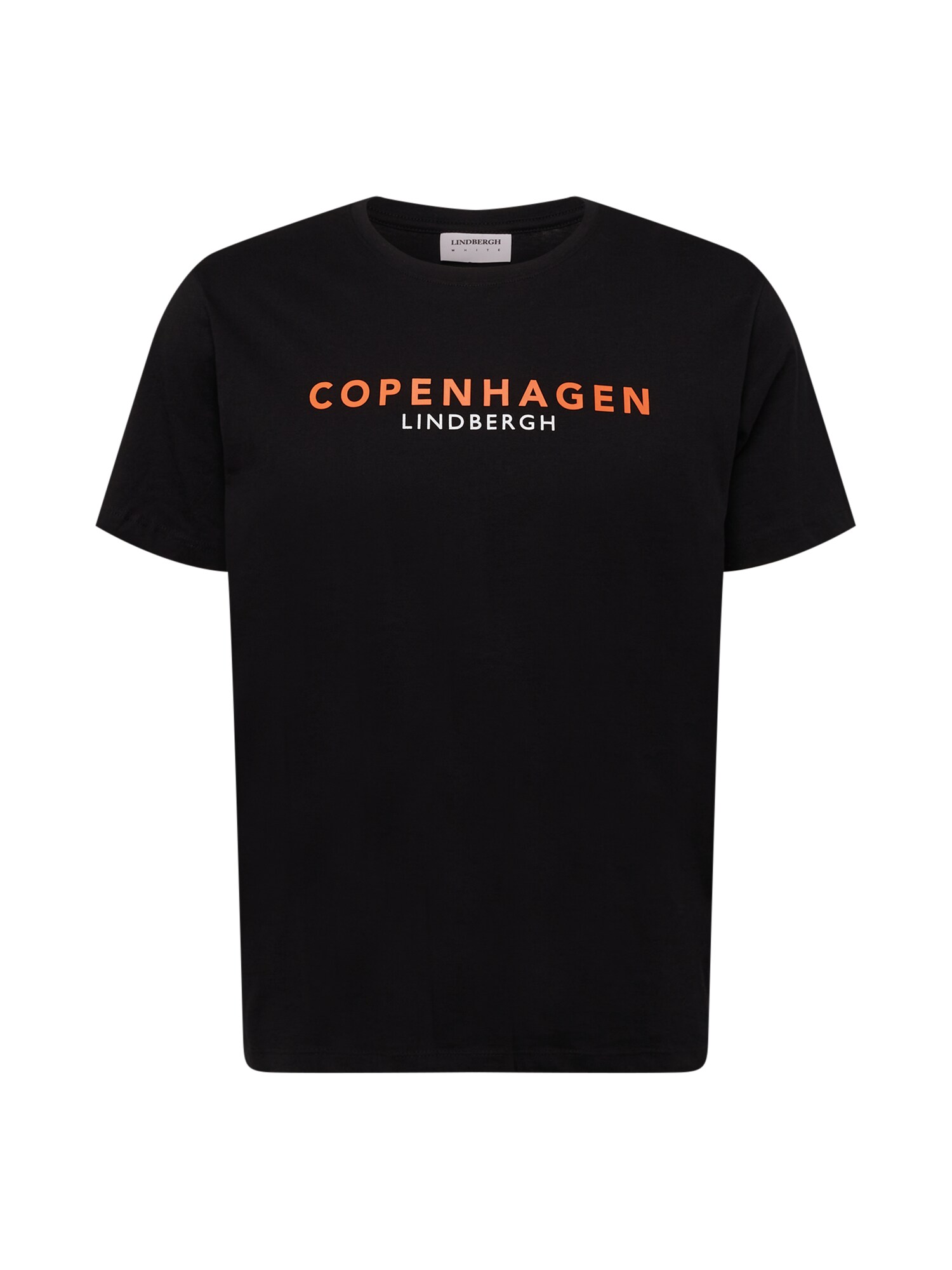 Lindbergh Póló 'Copenhagen'  fekete / fehér / mandarin