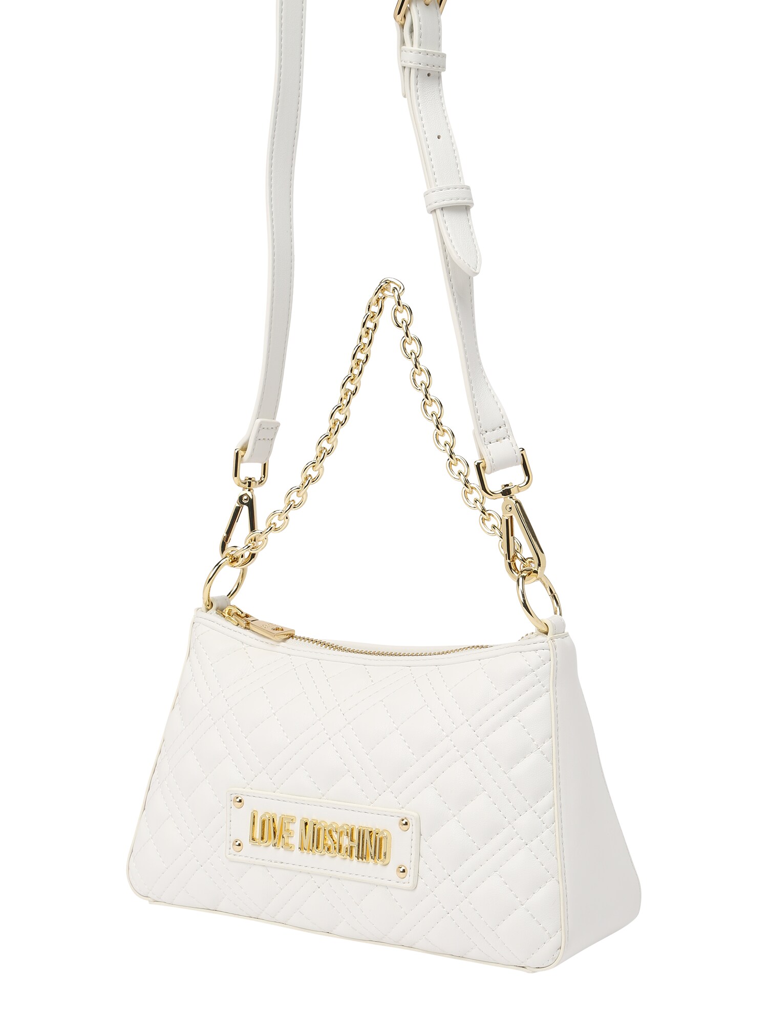Love Moschino Válltáska  piszkosfehér / arany