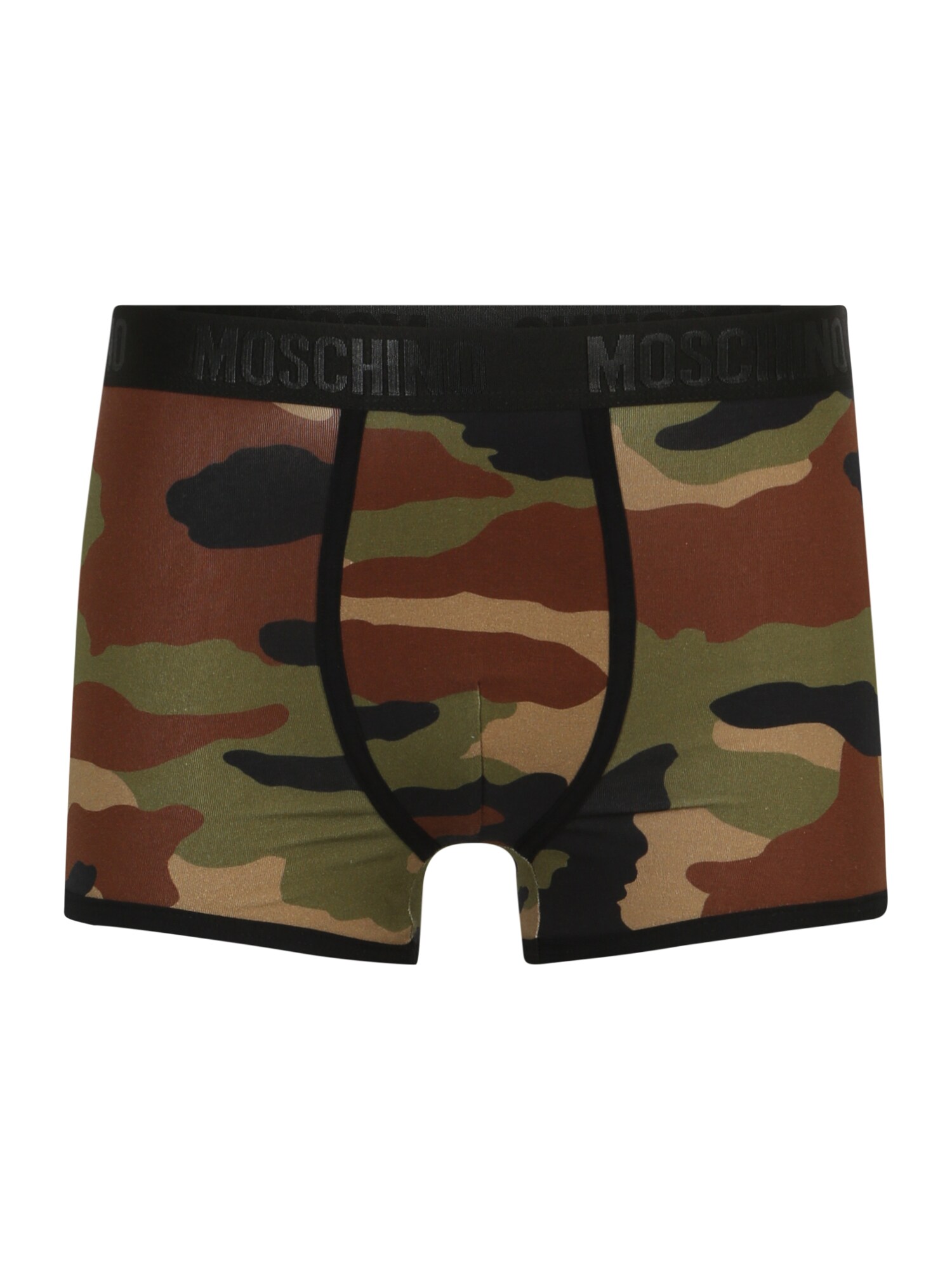 Moschino Underwear Boxeralsók  olíva / fekete / világosbarna / brokát