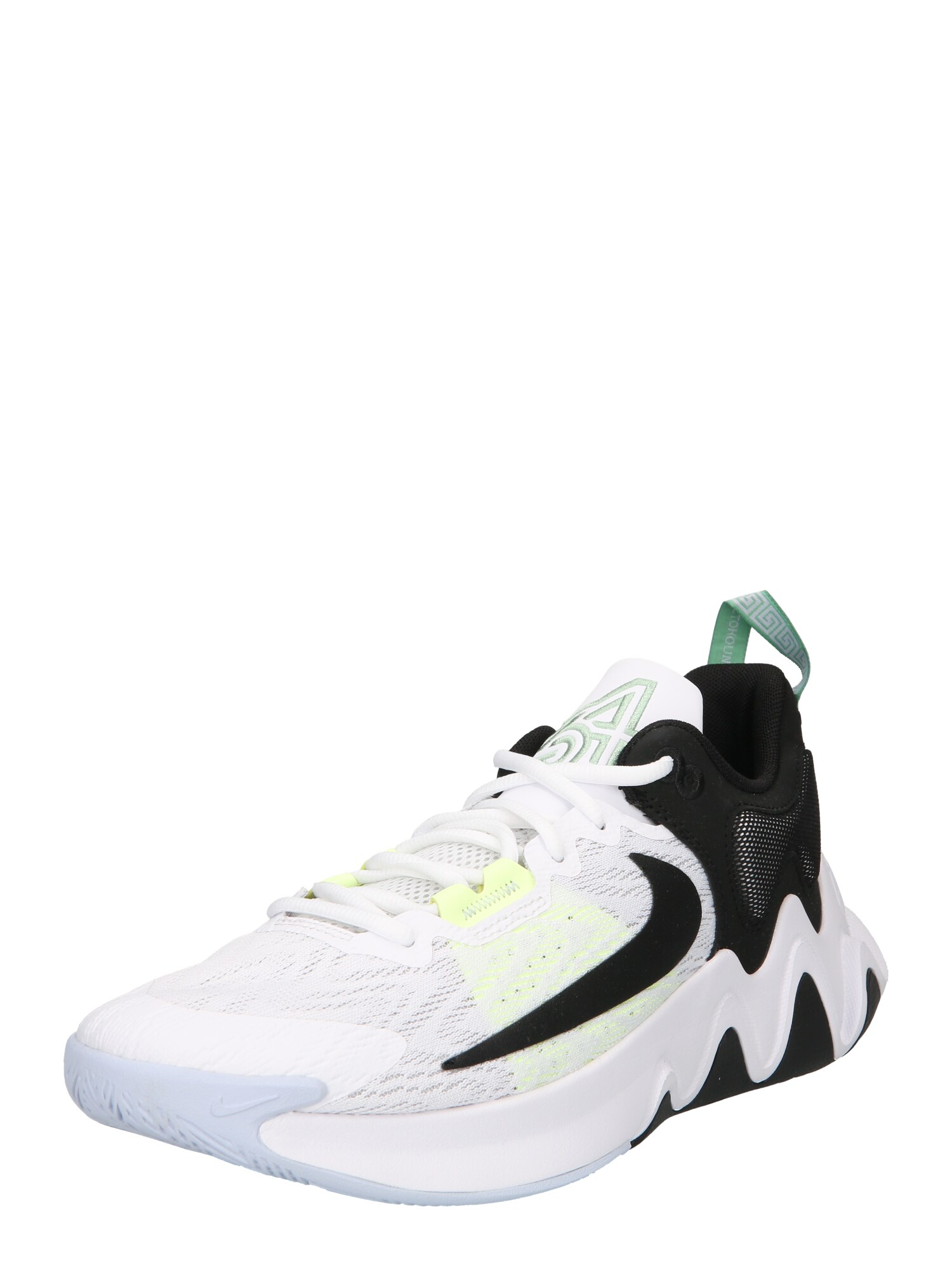 NIKE Sportcipő 'Giannis Antetokounmpo'  fehér / fekete / pasztellsárga / menta