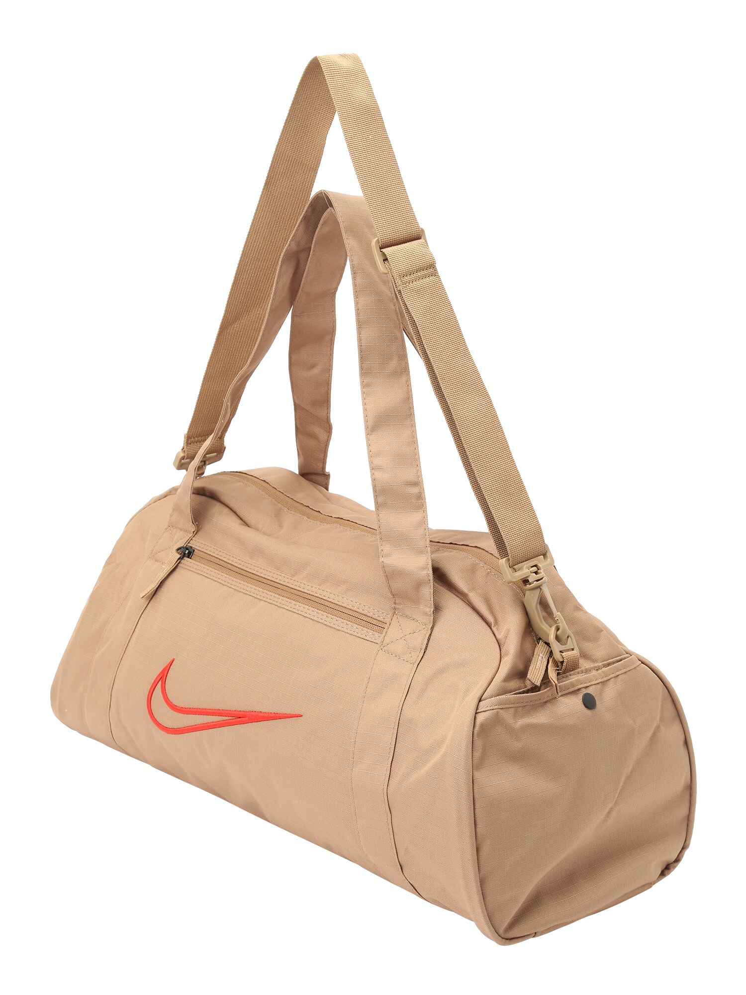 NIKE Sporttáska 'Gym Club 2.0'  világosbarna / piros