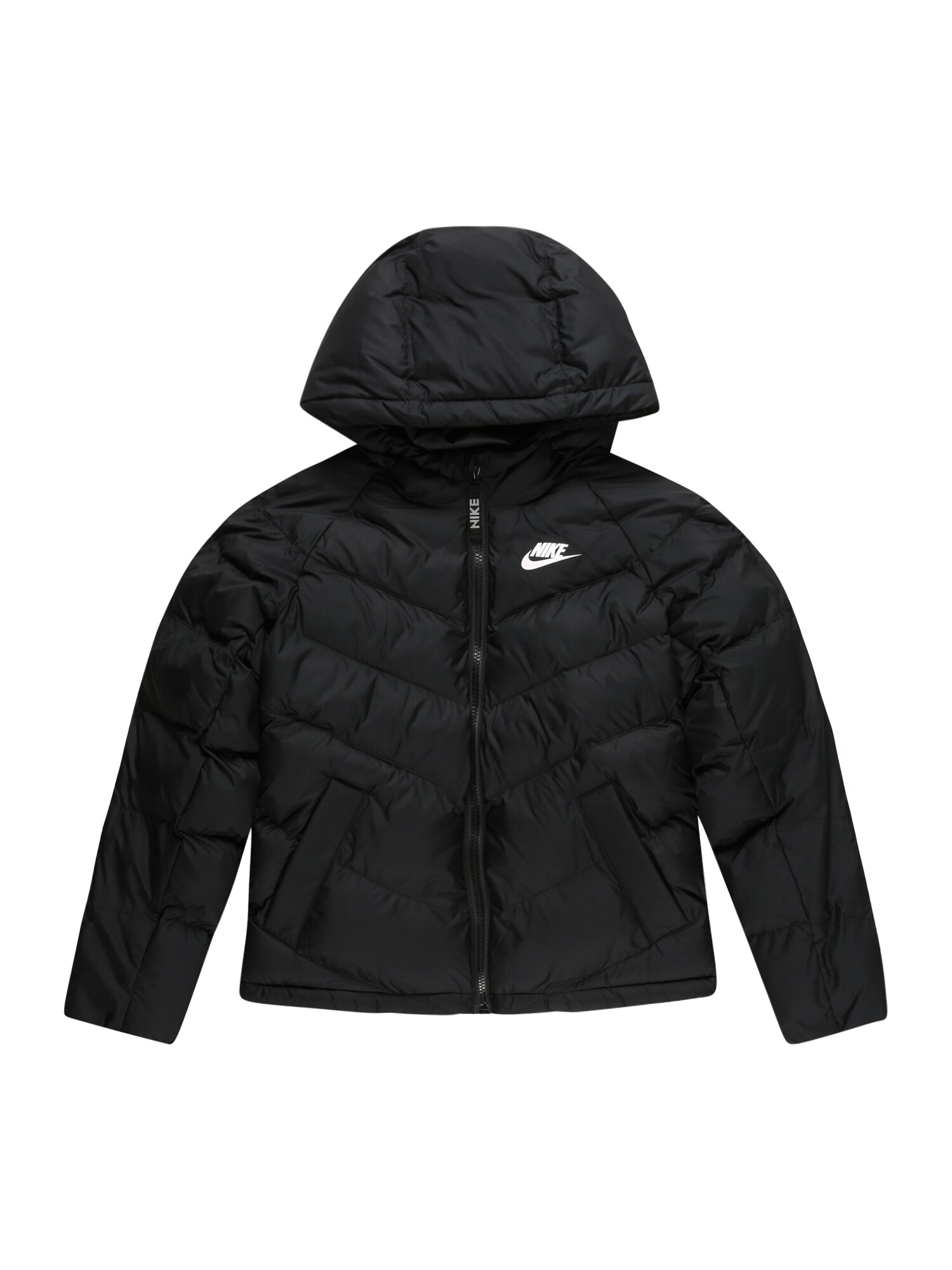 Nike Sportswear Átmeneti dzseki  fekete / fehér