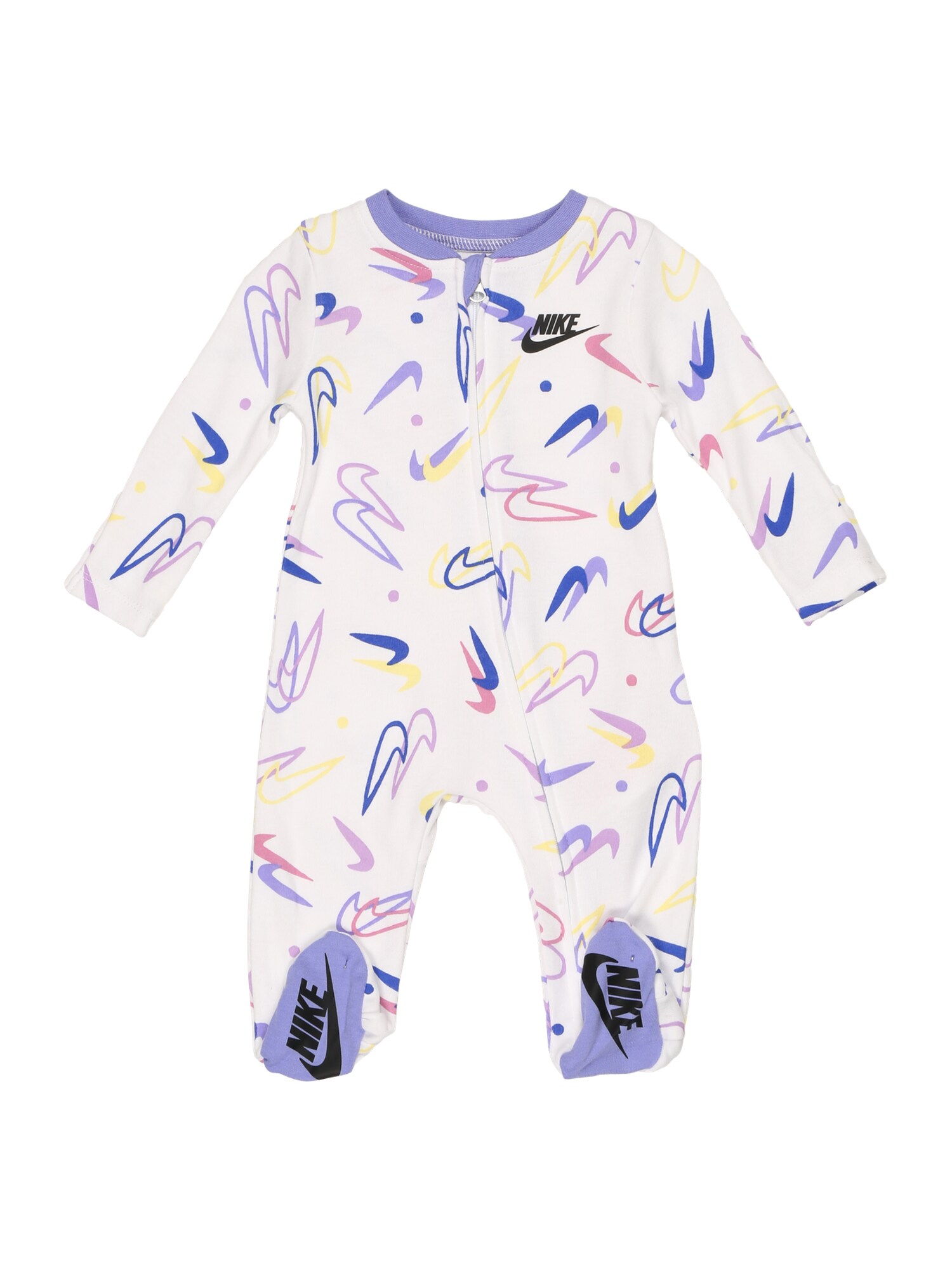 Nike Sportswear Kezeslábas  fehér / fáradt rózsaszín / kék / világoslila