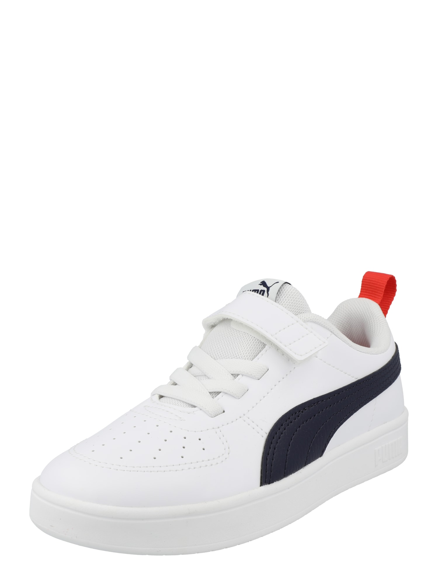 PUMA Sportcipő 'RICKIE'  fehér / éjkék / piros