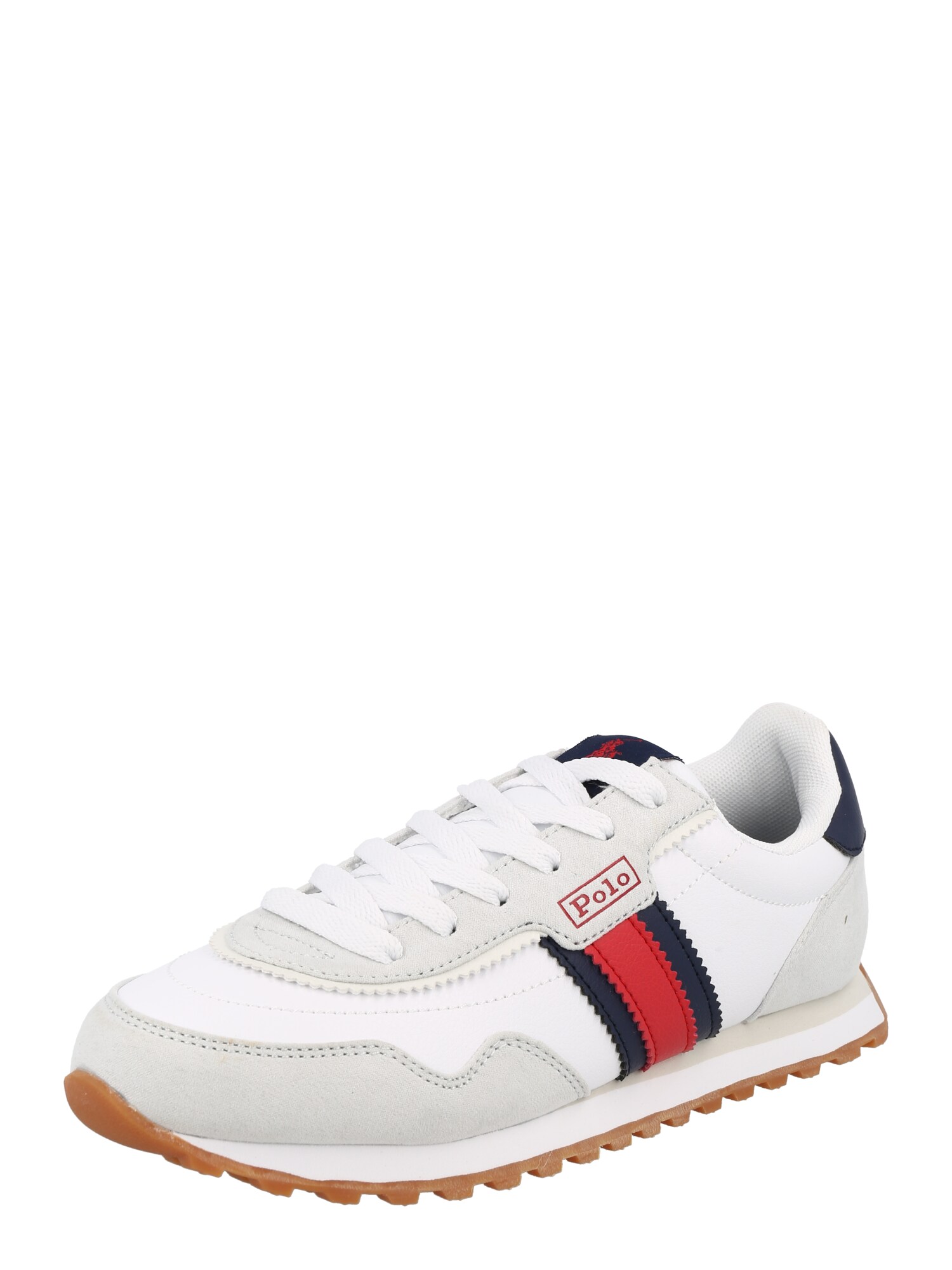 Polo Ralph Lauren Sportcipő 'TRAIN'  fehér / szürke / piros / sötétkék