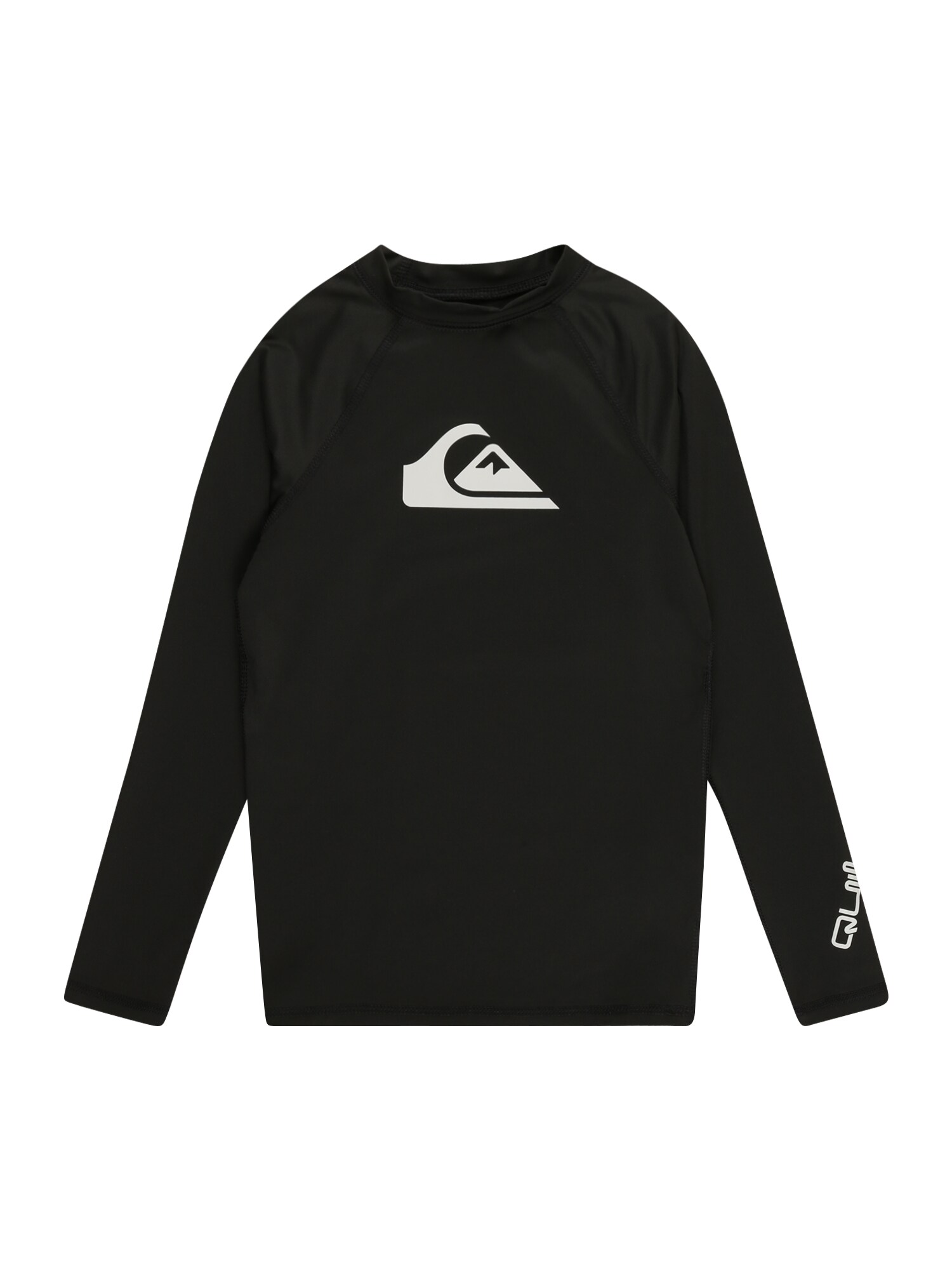 QUIKSILVER Funkcionális felső 'ALL TIME'  fekete / fehér