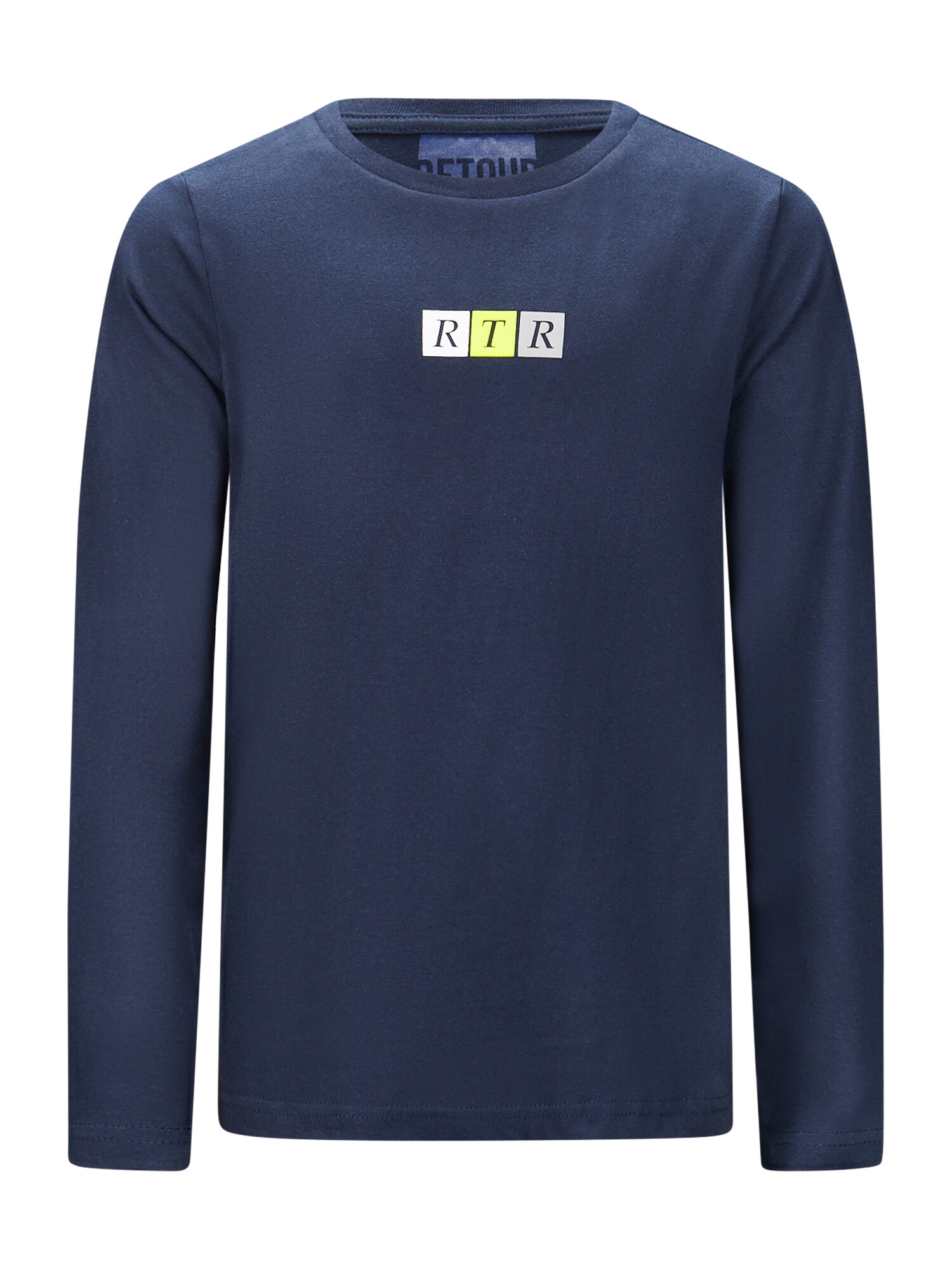 Retour Jeans Póló 'Kevin'  tengerészkék / fehér / limone