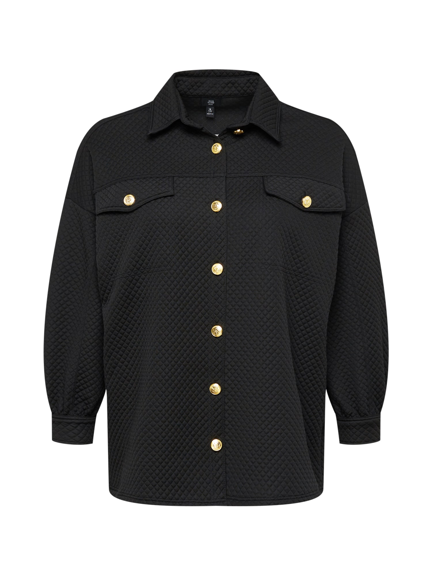 River Island Plus Átmeneti dzseki  fekete