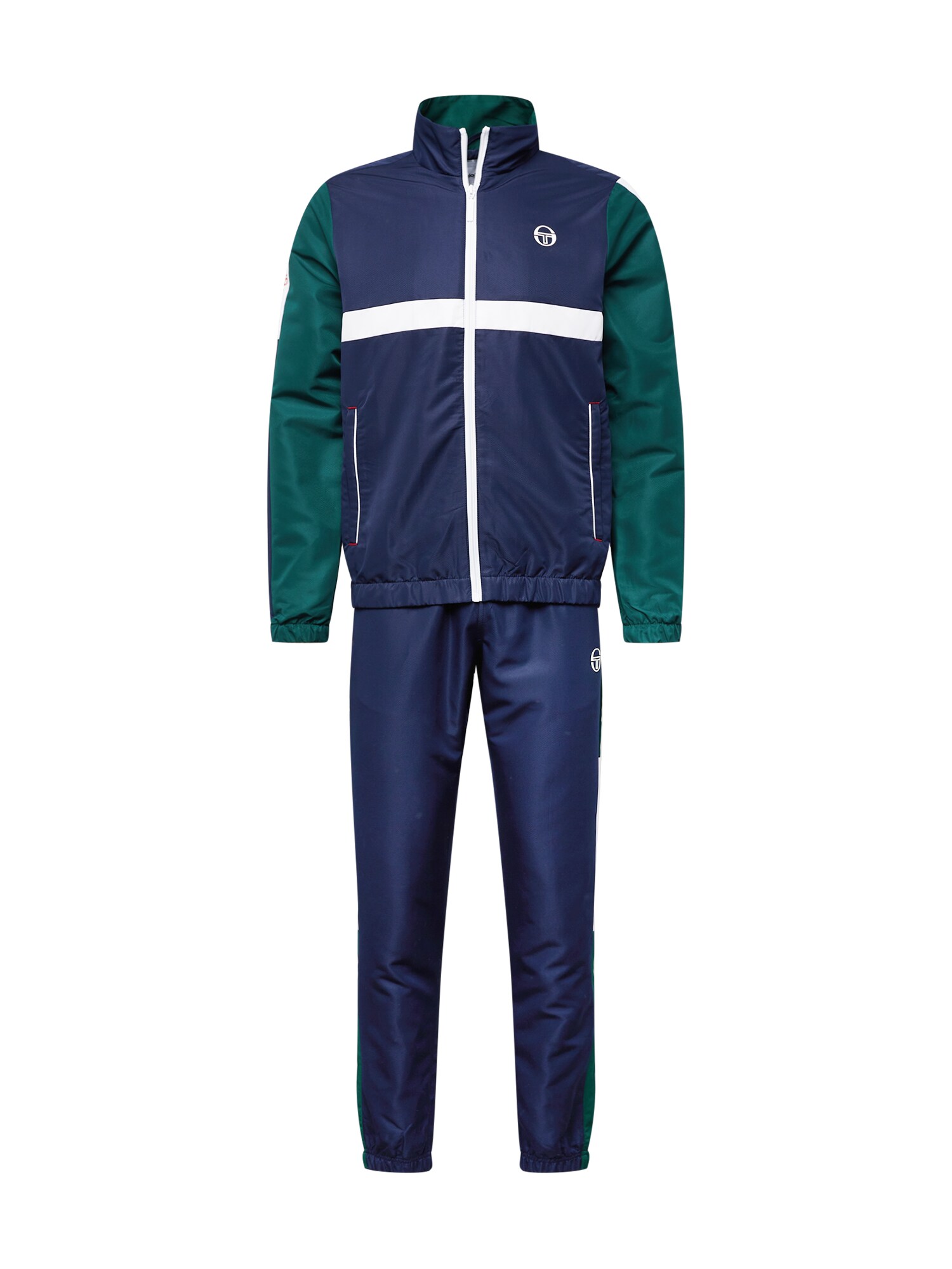Sergio Tacchini Jogging ruhák 'GINNICO'  tengerészkék / zöld / fehér