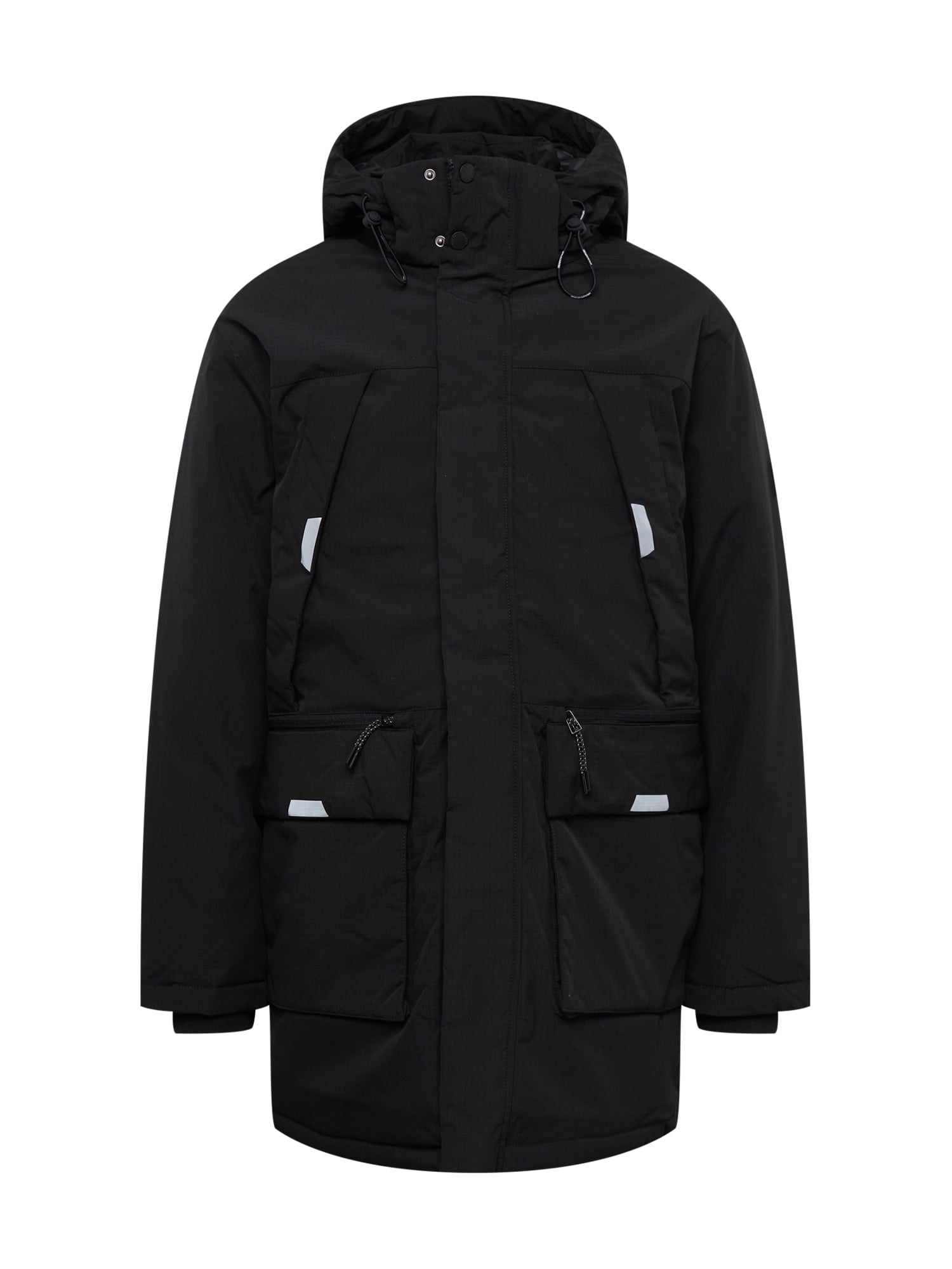 TOM TAILOR DENIM Téli parka 'Arctic'  fekete