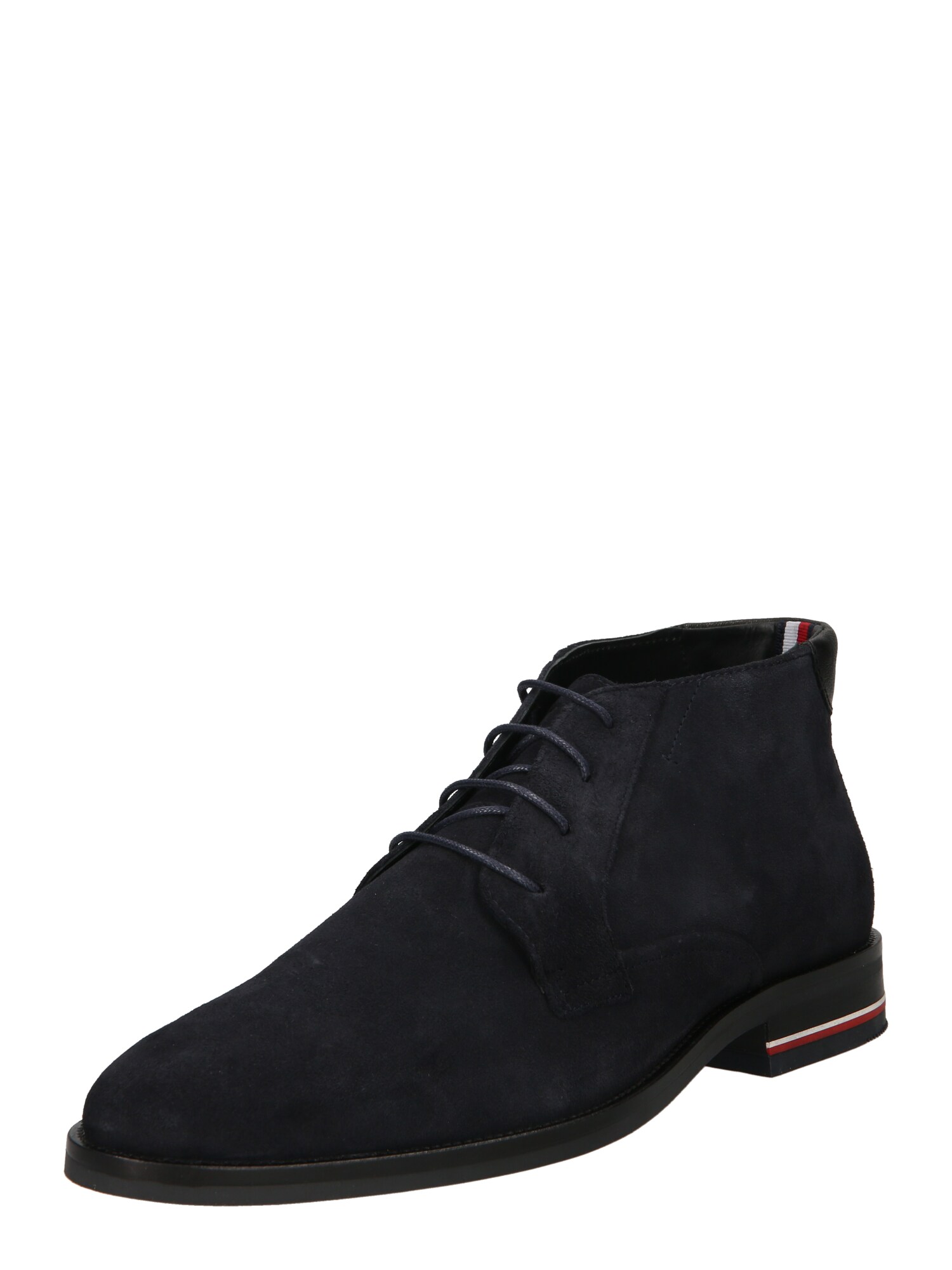 TOMMY HILFIGER Chukka csizma  sötétkék / fehér / piros / tengerészkék