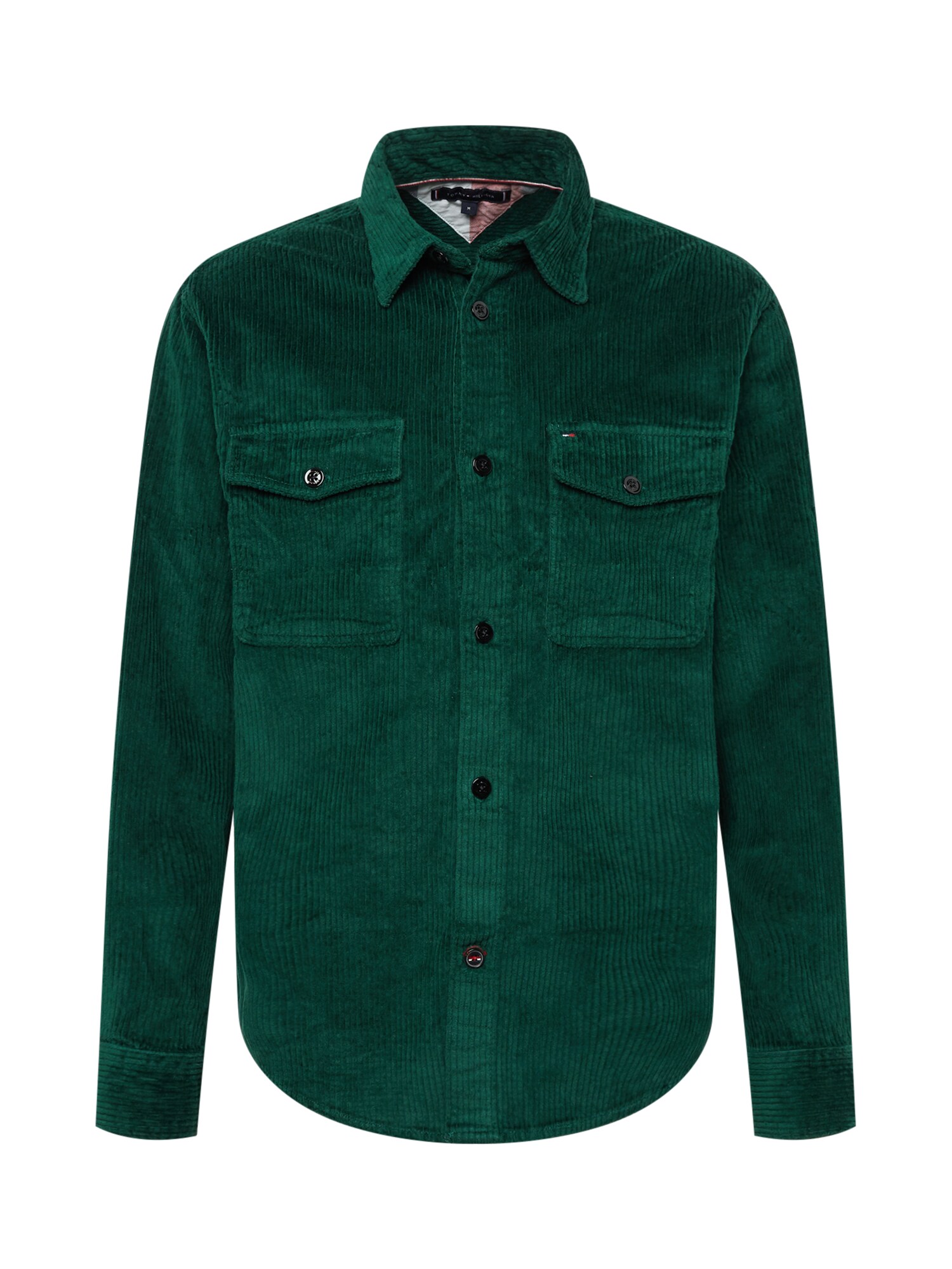 TOMMY HILFIGER Ing  sötétzöld / piros / fehér / tengerészkék