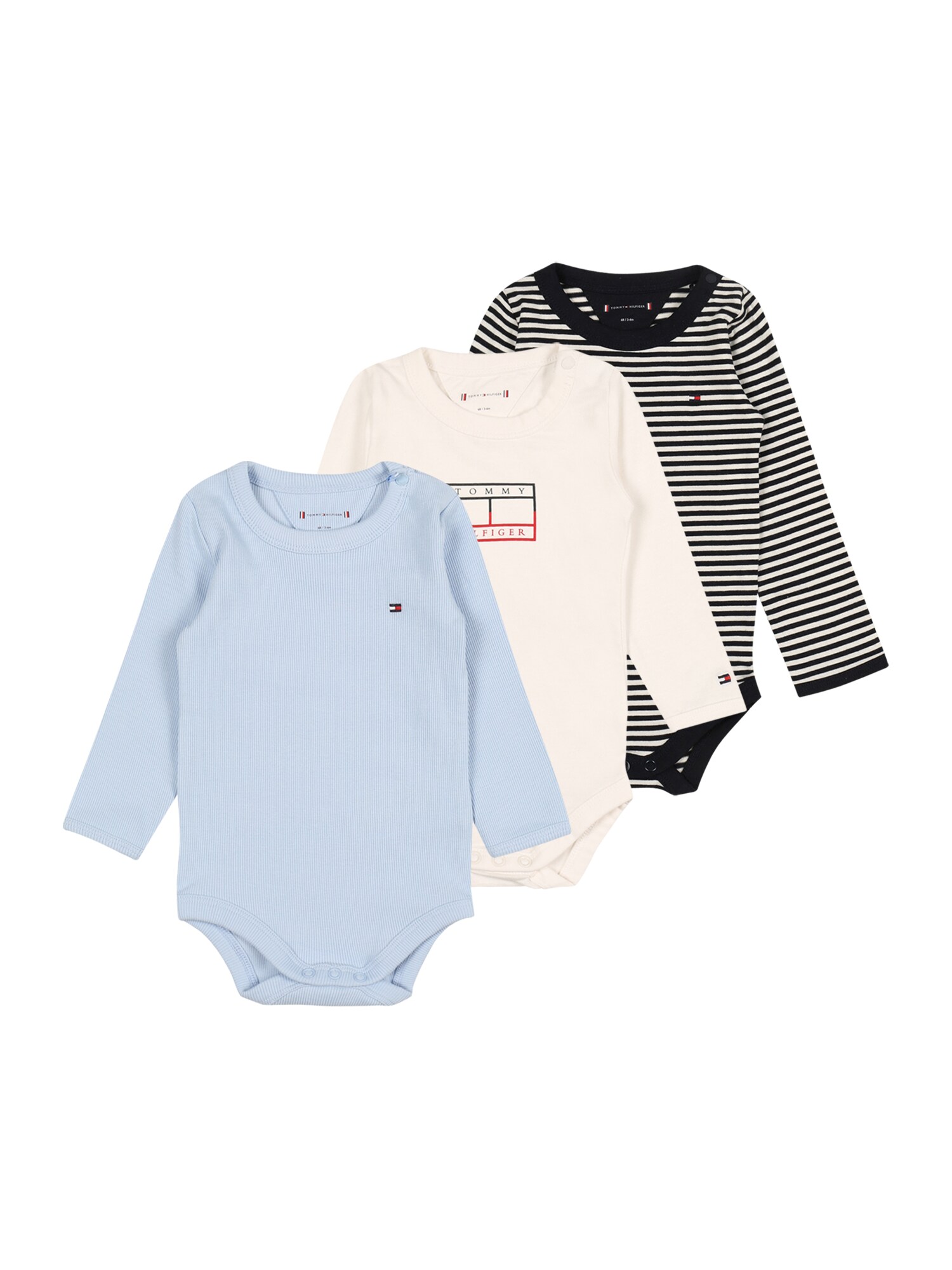 TOMMY HILFIGER Kezeslábas  világoskék / fehér / tengerészkék / piros
