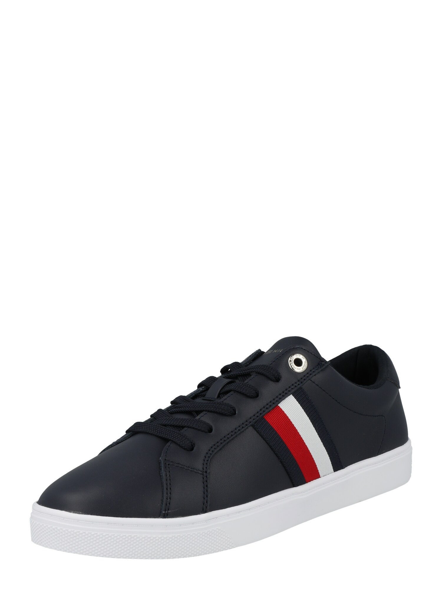 TOMMY HILFIGER Rövid szárú edzőcipők  tengerészkék / fehér / piros
