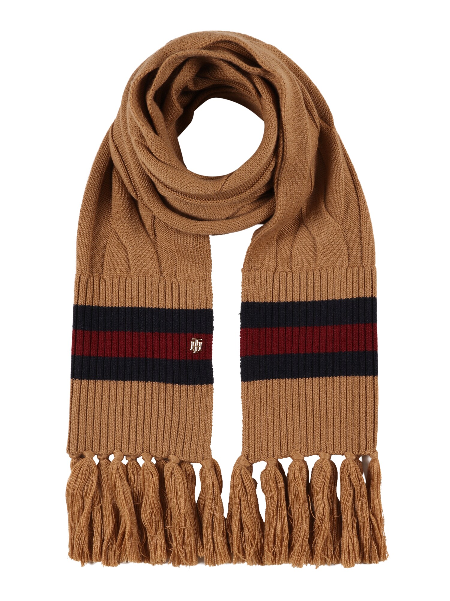 TOMMY HILFIGER Sál  barna / fekete / piros