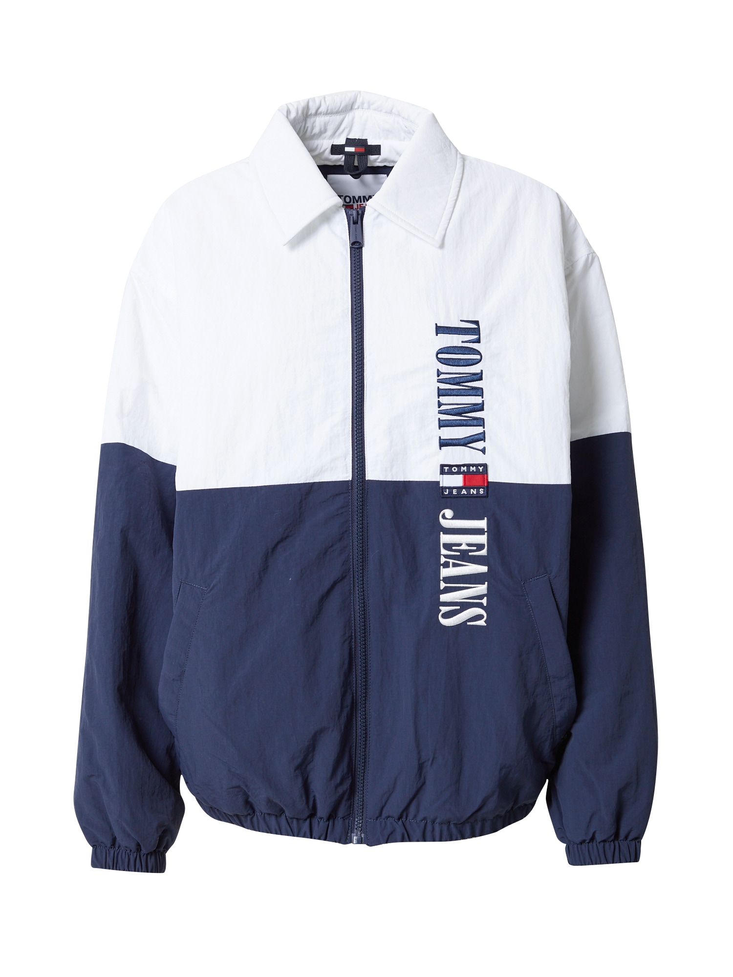 Tommy Jeans Átmeneti dzseki  fehér / tengerészkék / piros