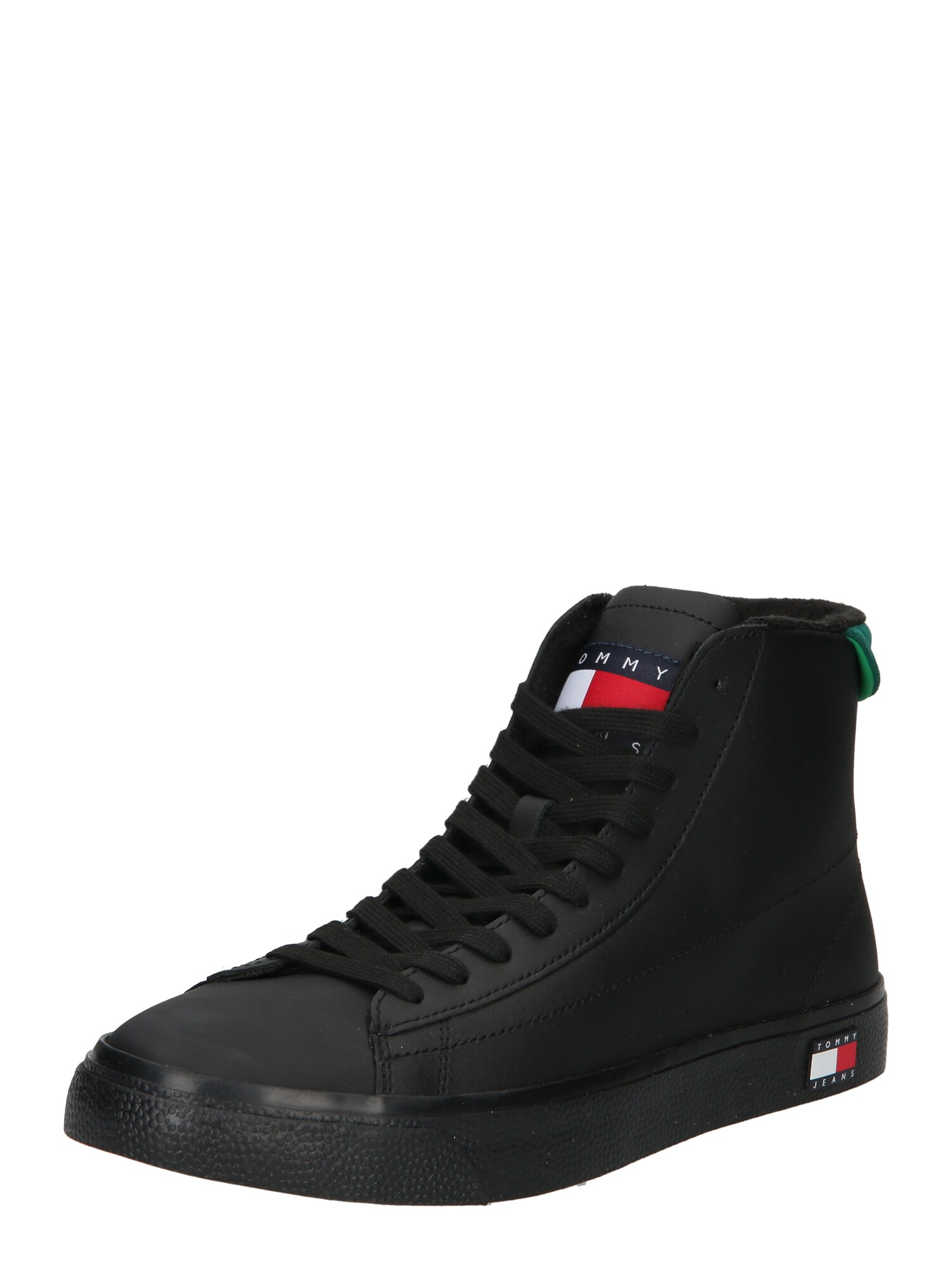 Tommy Jeans Magas szárú edzőcipők  fekete / vegyes színek