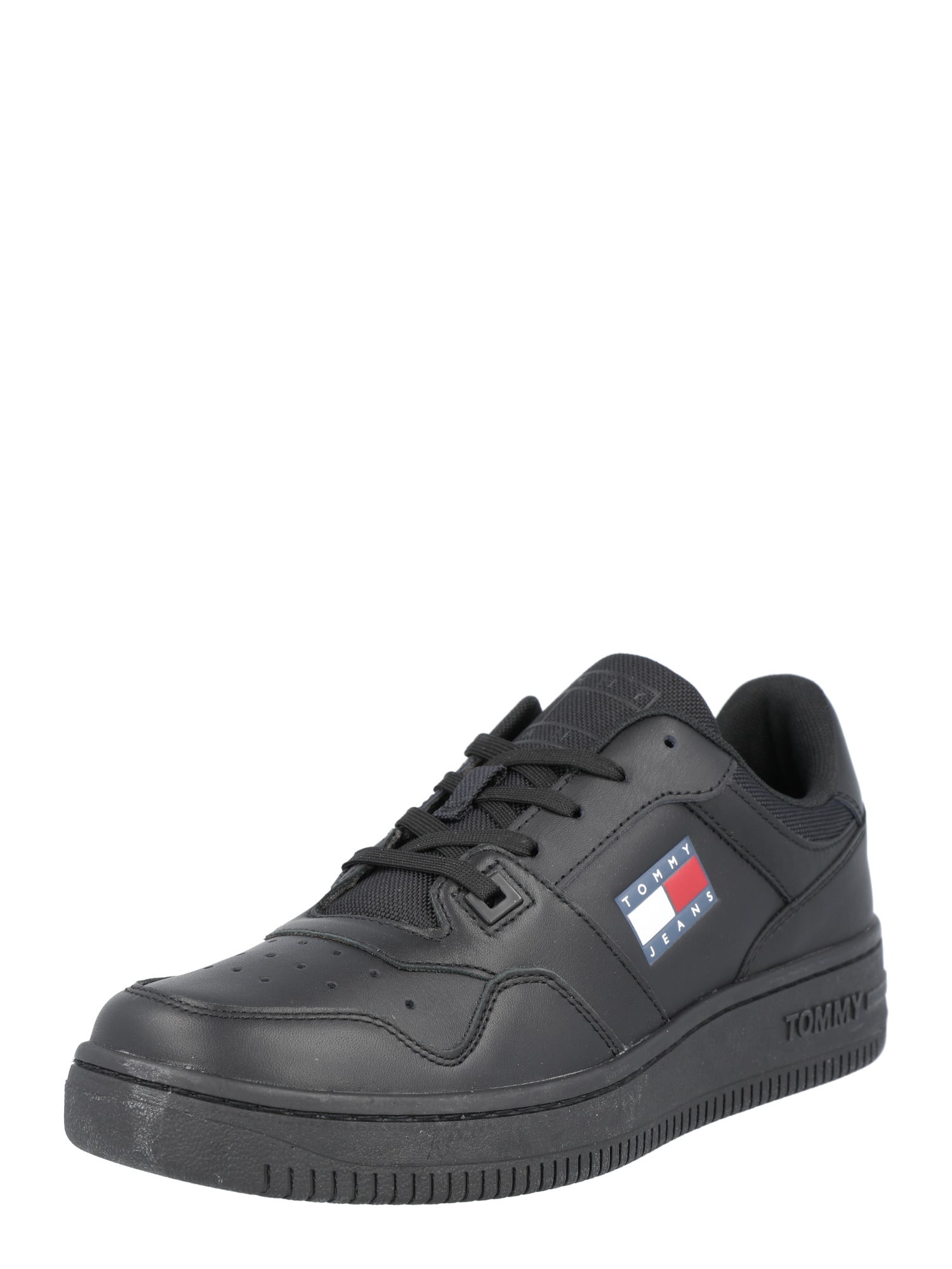 Tommy Jeans Rövid szárú edzőcipők  fekete / tengerészkék / fehér / piros