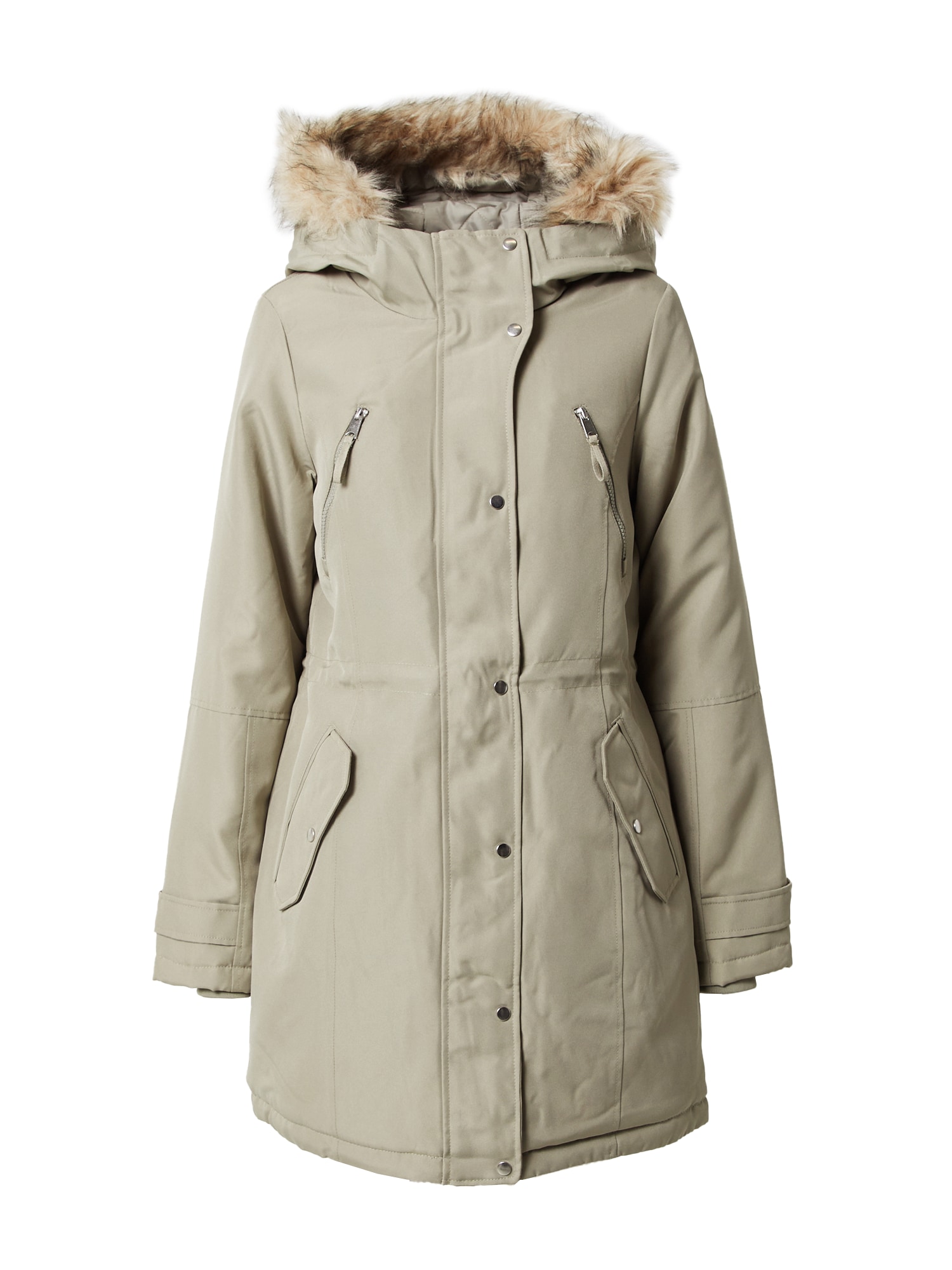 VERO MODA Téli parka 'TRACK'  bézs