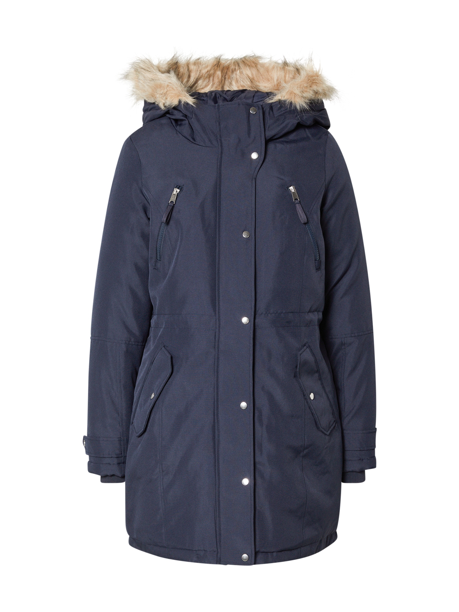 VERO MODA Téli parka 'TRACK'  sötétkék