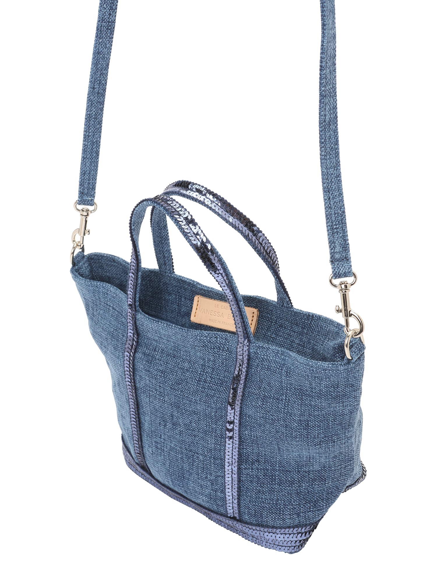 Vanessa Bruno Shopper táska  kék farmer