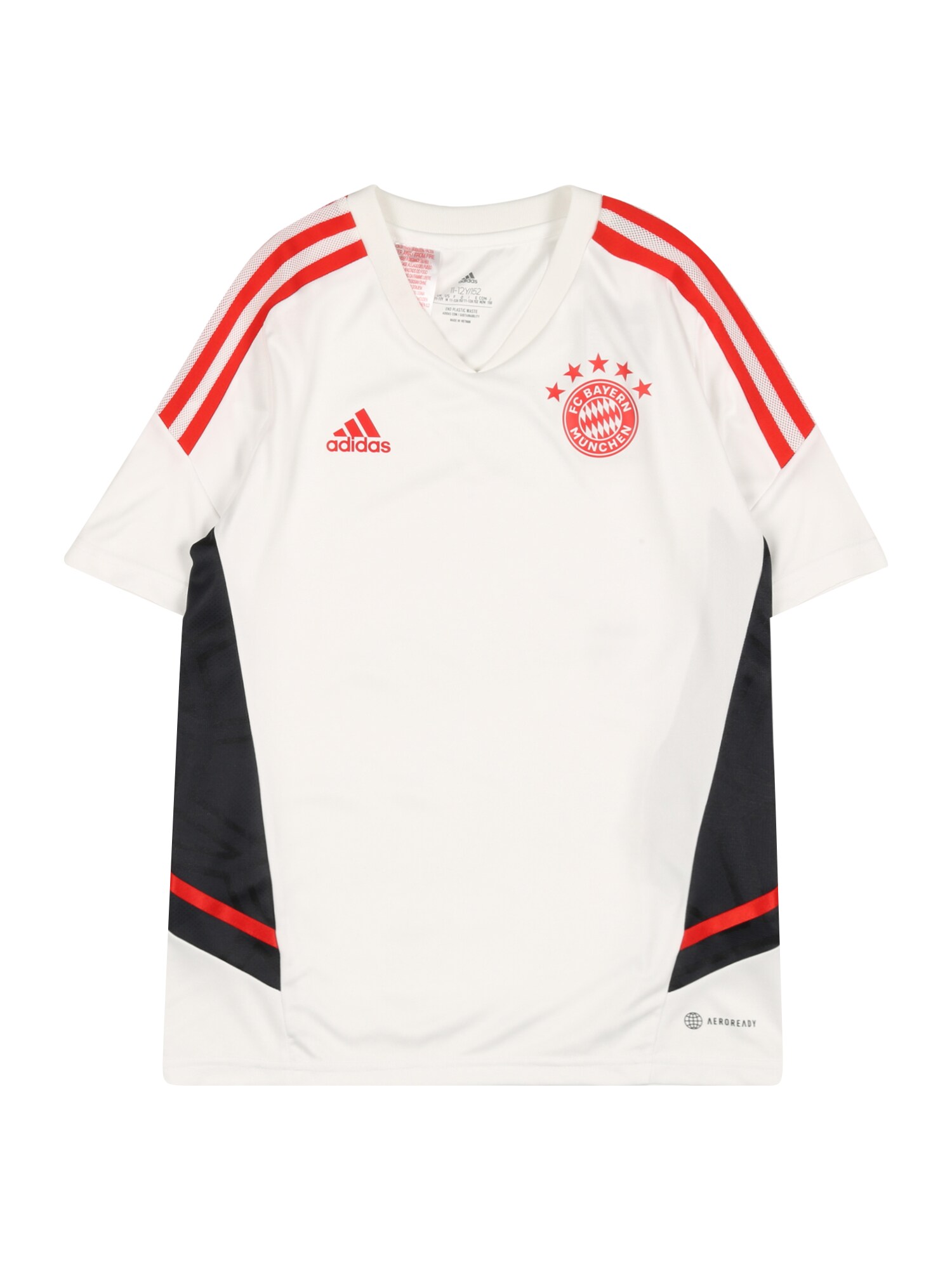 ADIDAS PERFORMANCE Funkcionális felső 'FC Bayern'  fehér / piros / fekete