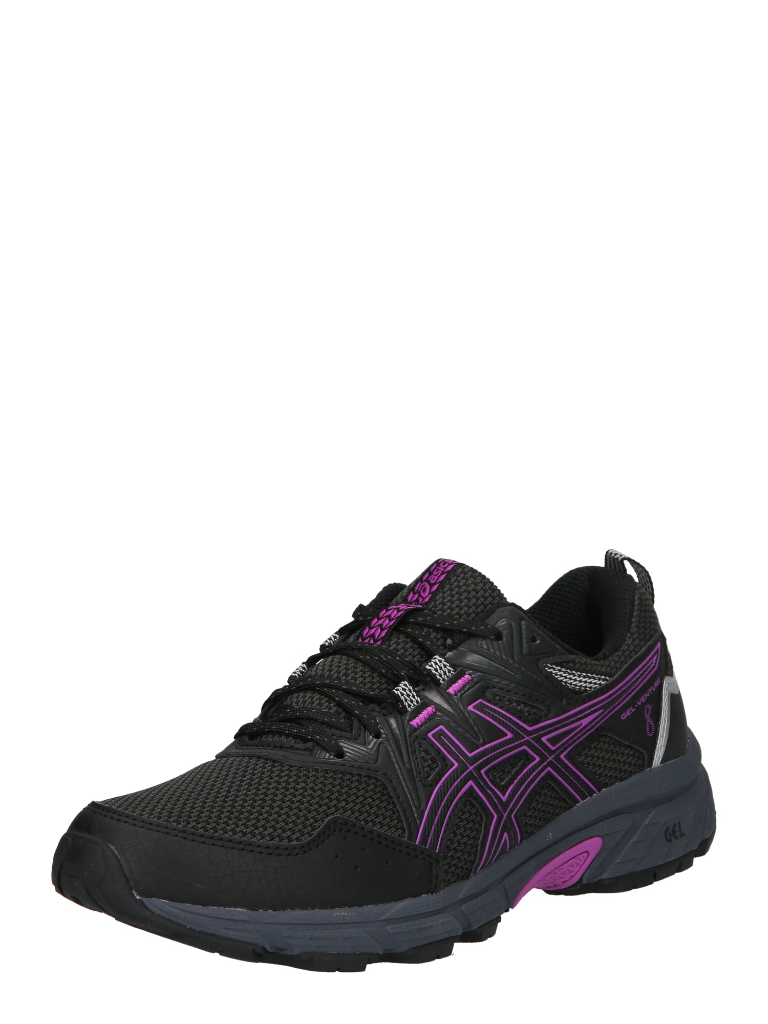 ASICS Futócipők 'Gel-Venture 8'  fekete / sötétlila