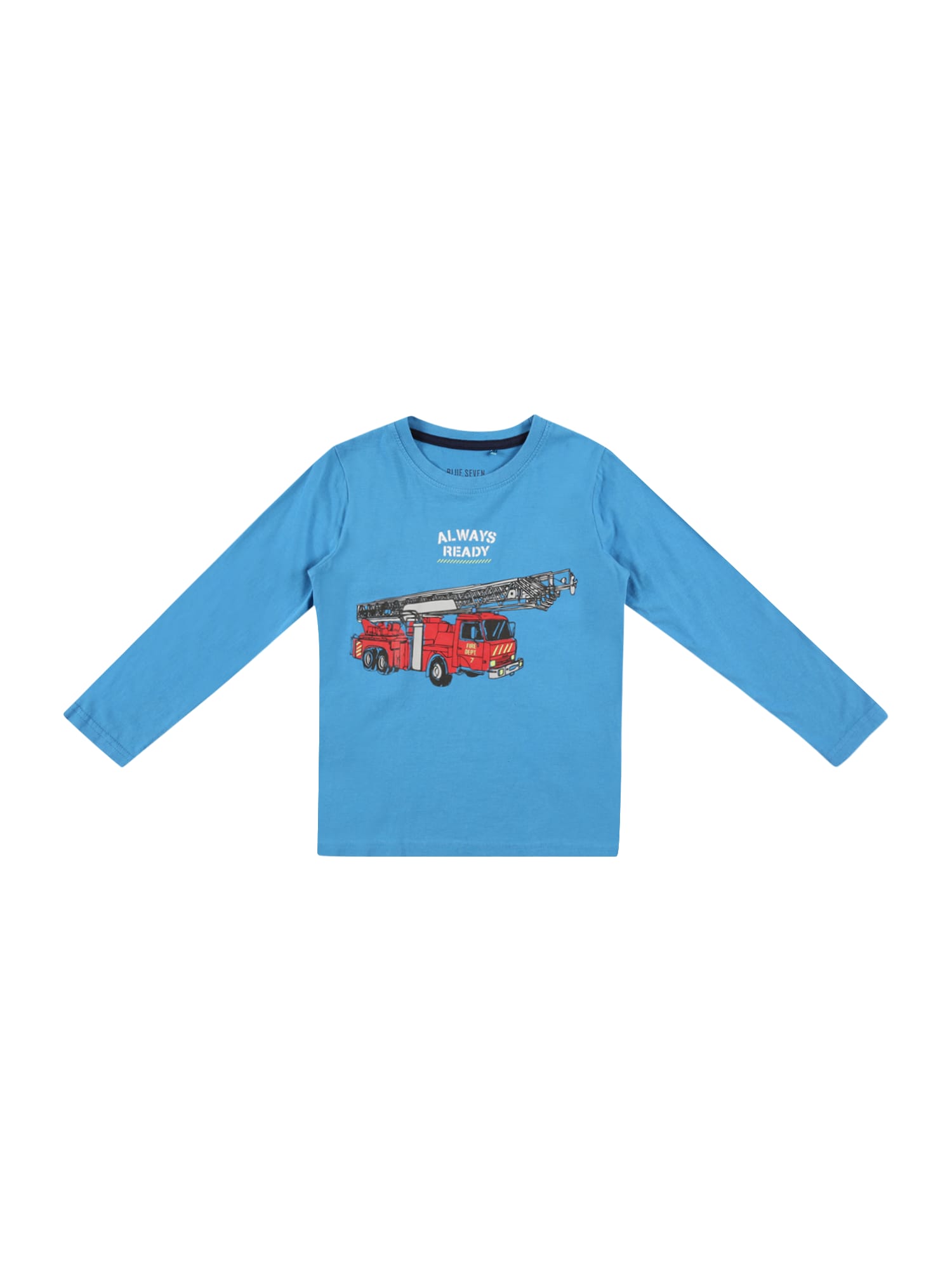 BLUE SEVEN Póló  türkiz / piros / fehér / szürke
