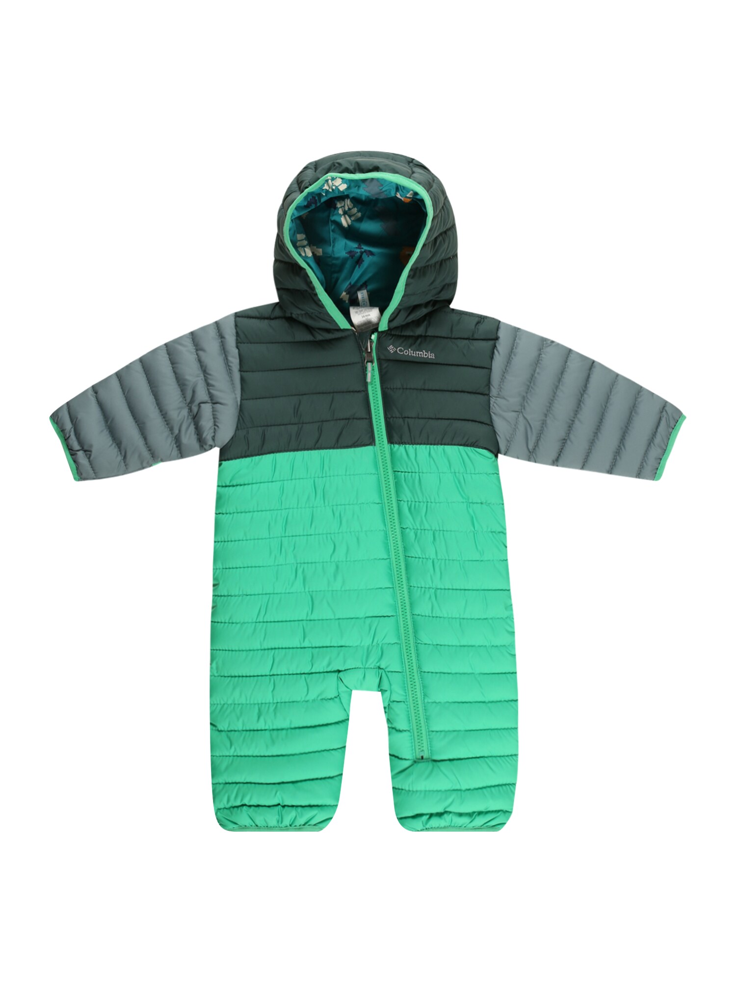 COLUMBIA Funkcionális ruha  neonzöld / fenyő / khaki