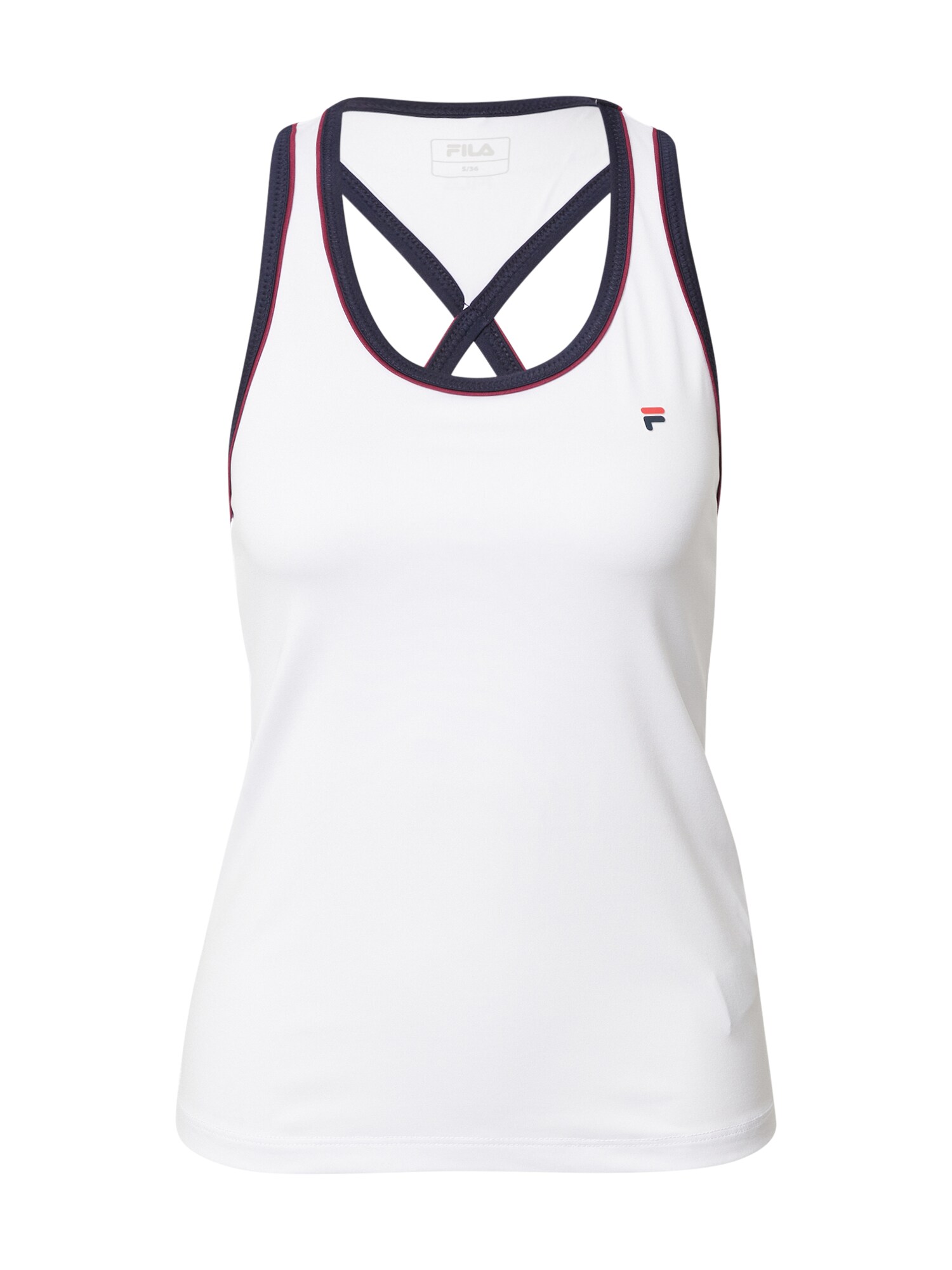 FILA Sport top 'Jodie'  fehér / tengerészkék