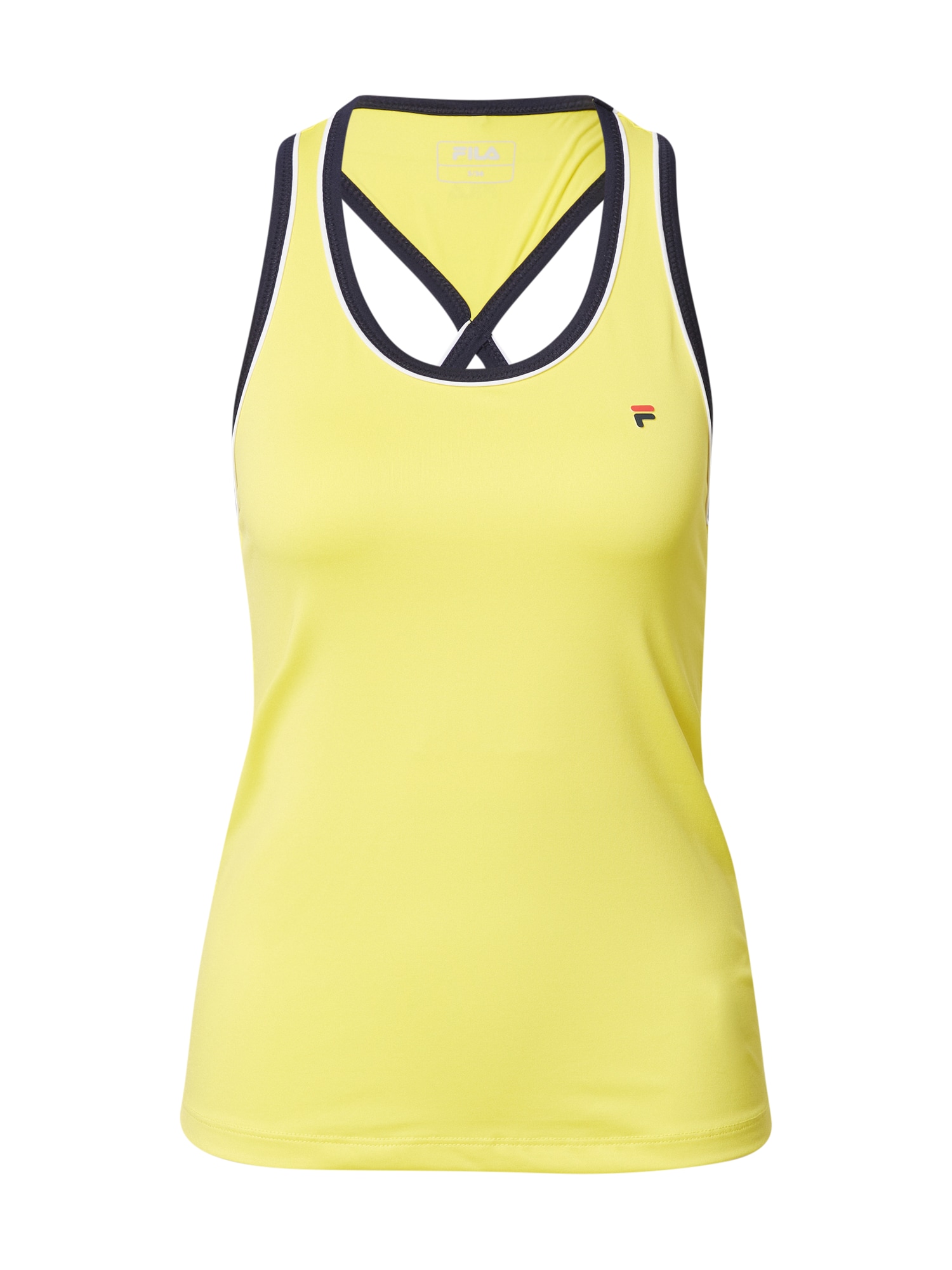 FILA Sport top 'Jodie'  sárga / fekete / fehér