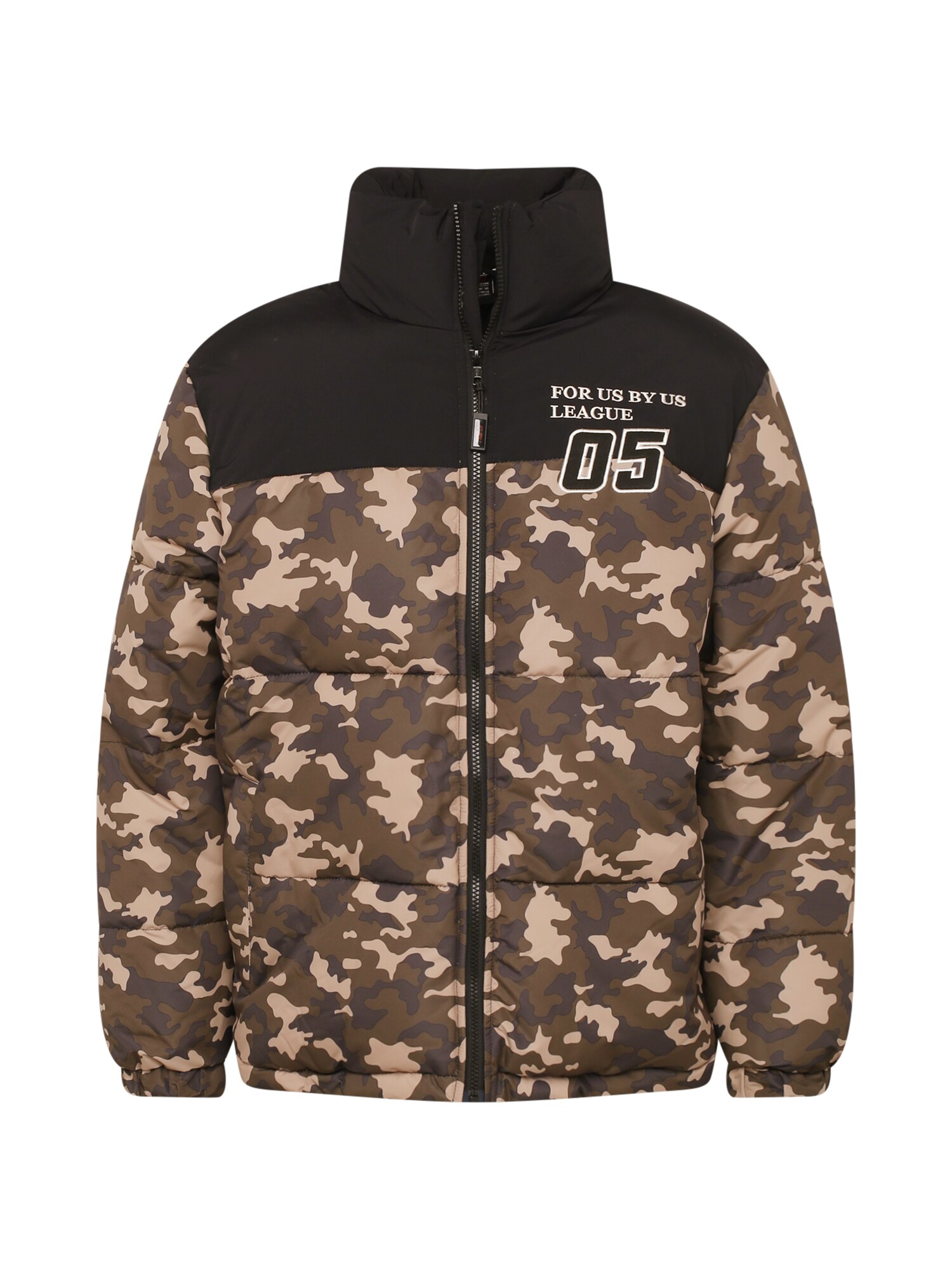 FUBU Átmeneti dzseki  olíva / fekete / khaki / fehér