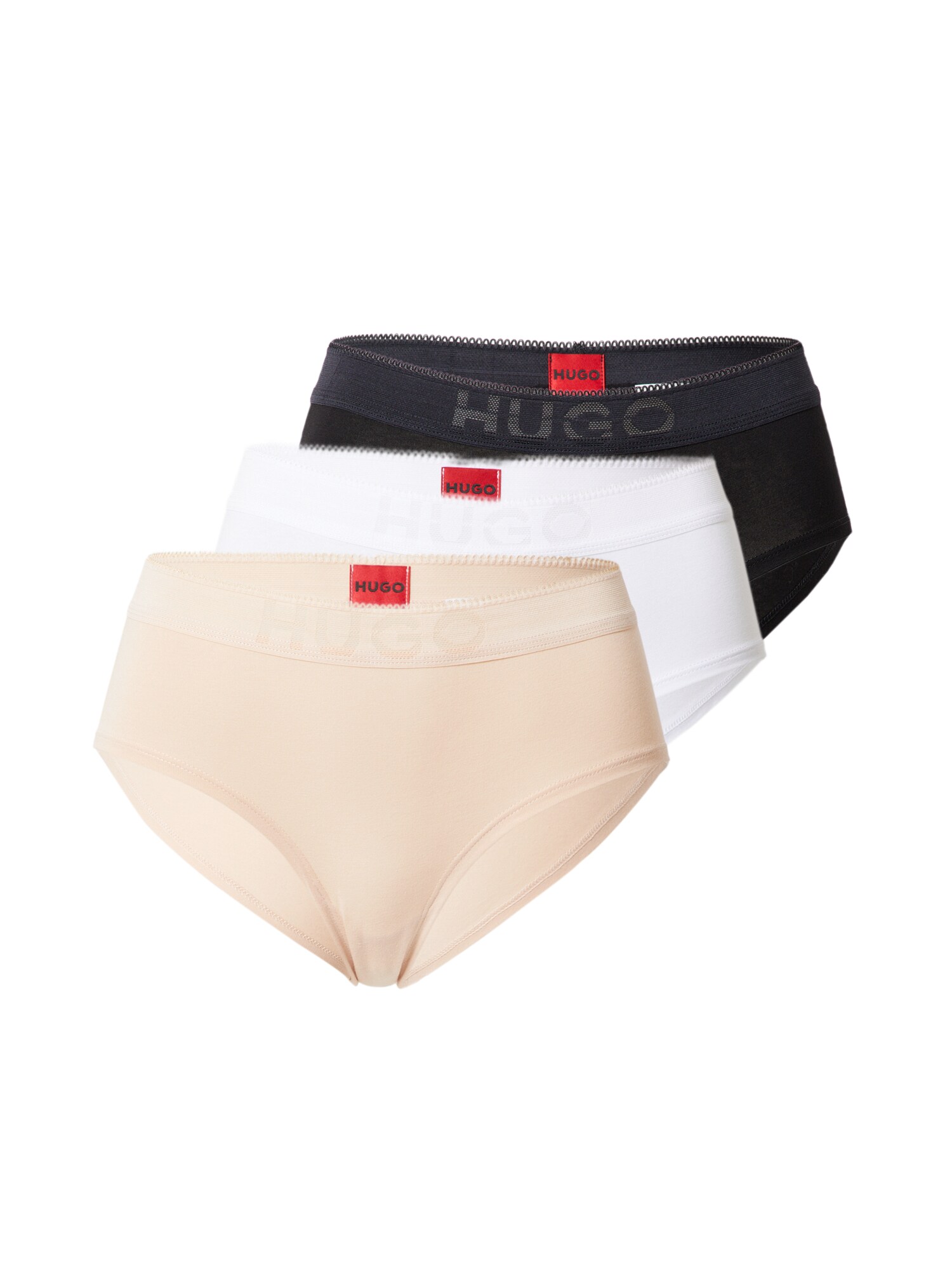 HUGO Slip  fehér / antracit / teveszín