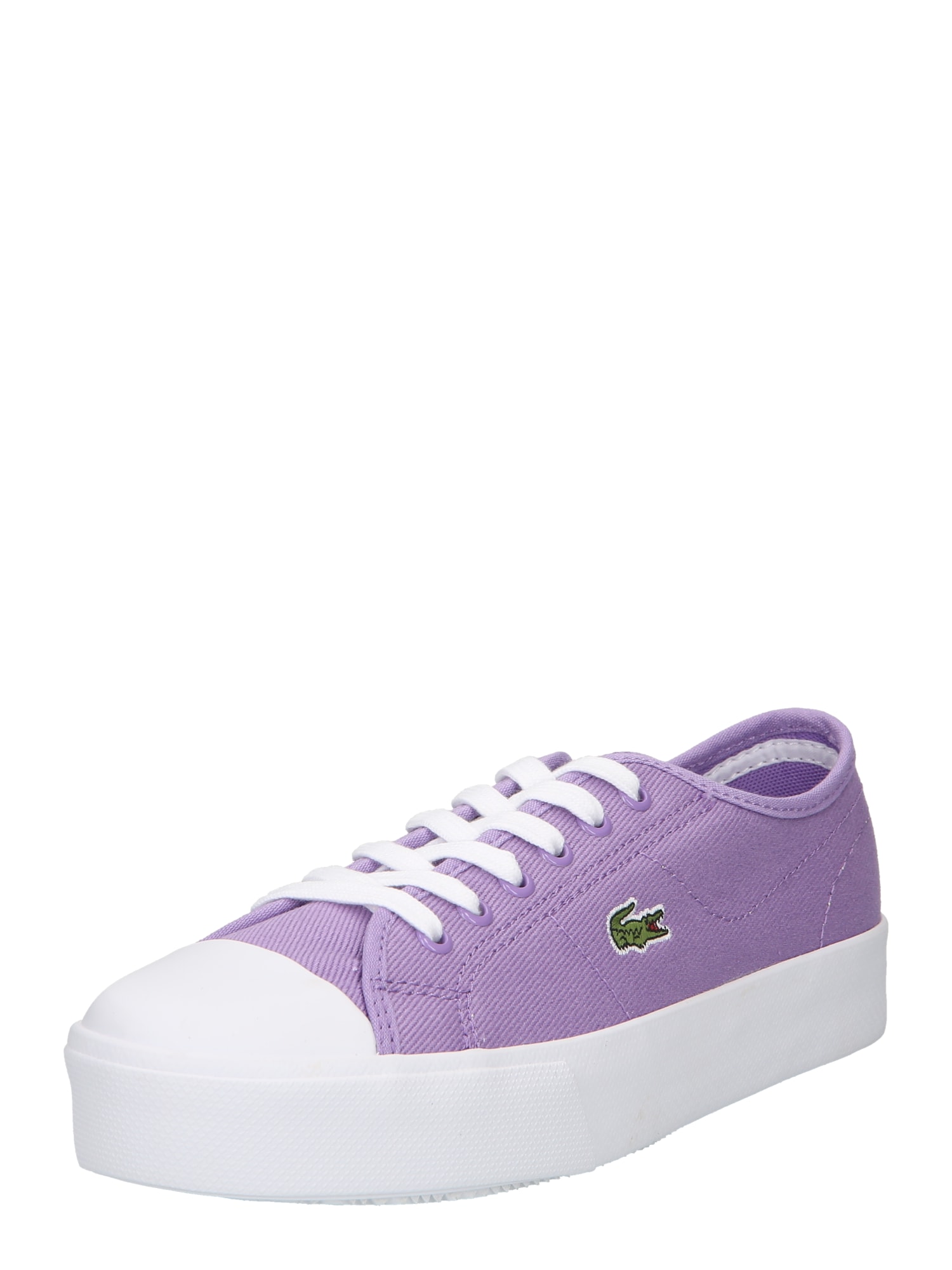 LACOSTE Rövid szárú edzőcipők 'ZIANE'  orgona / fehér / sötétzöld