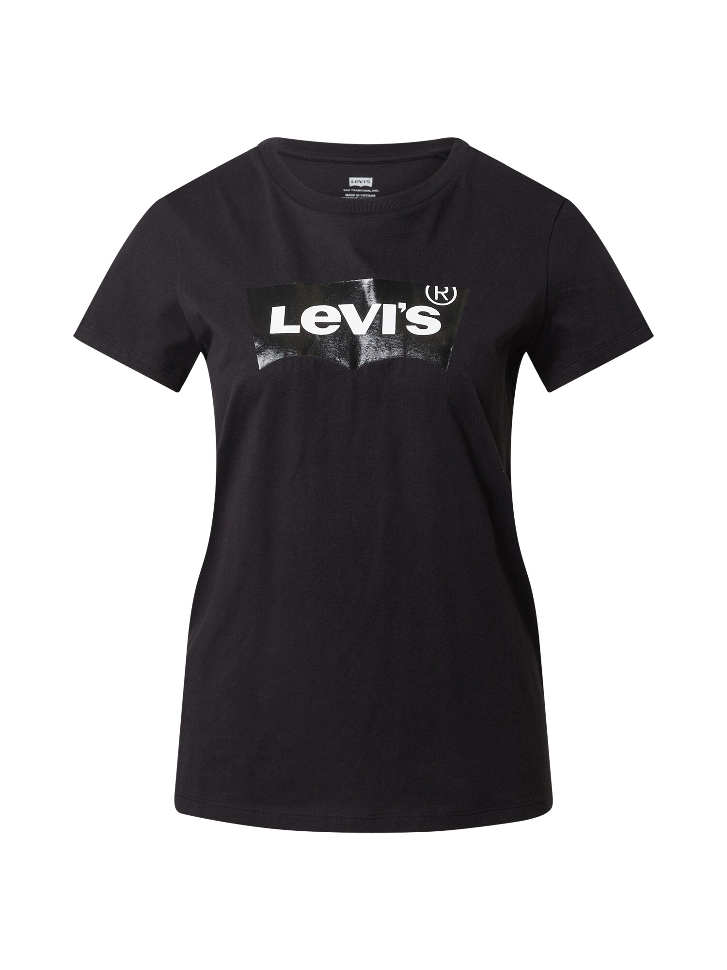 LEVI'S Póló  fekete / fehér