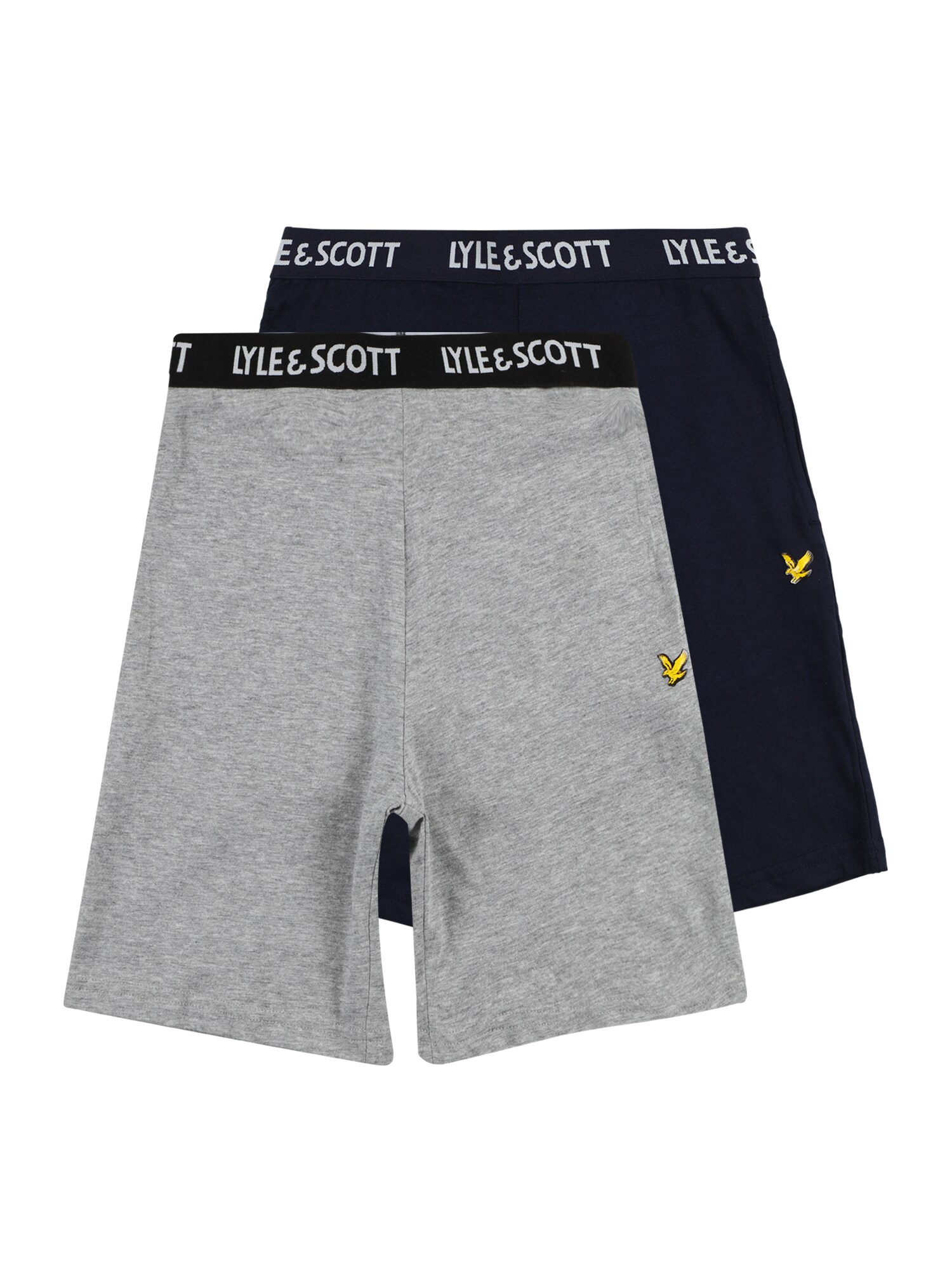 Lyle & Scott Nadrág  tengerészkék / szürke melír / limone / fekete