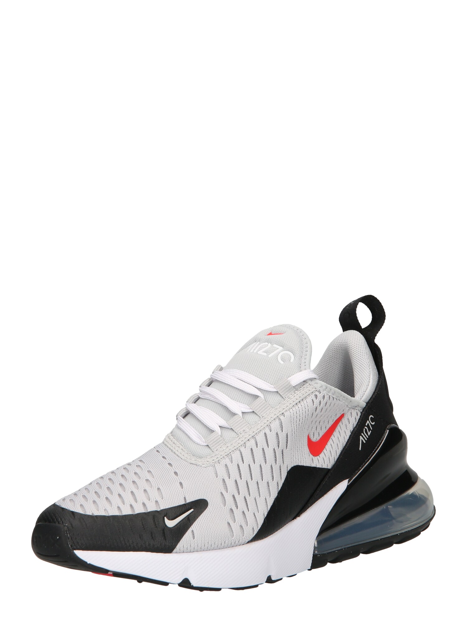 Nike Sportswear Sportcipő 'AIR MAX 270'  világosszürke / fekete / sötét narancssárga / fehér