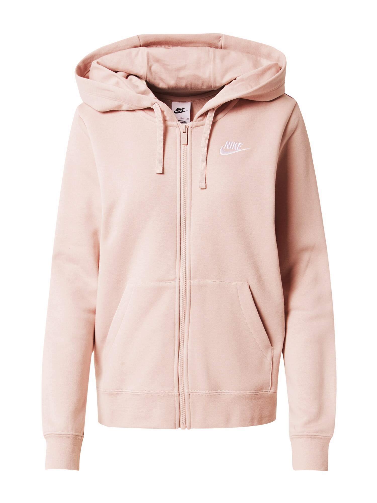 Nike Sportswear Tréning dzseki  pasztell-rózsaszín / fehér