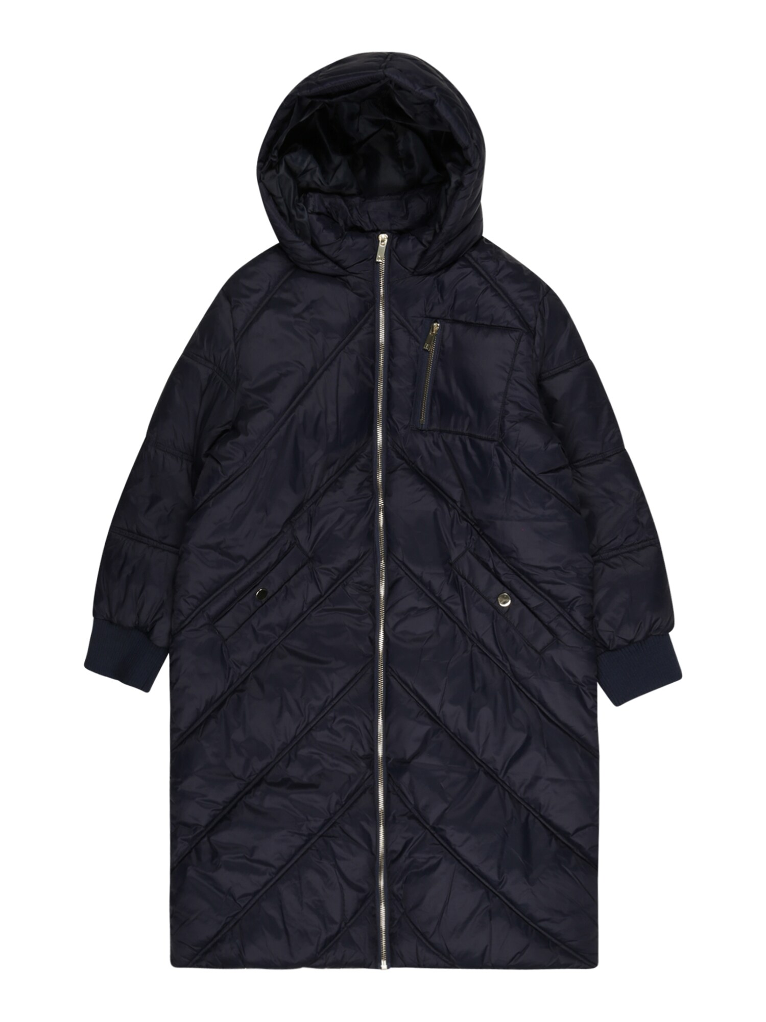 River Island Kabát  tengerészkék