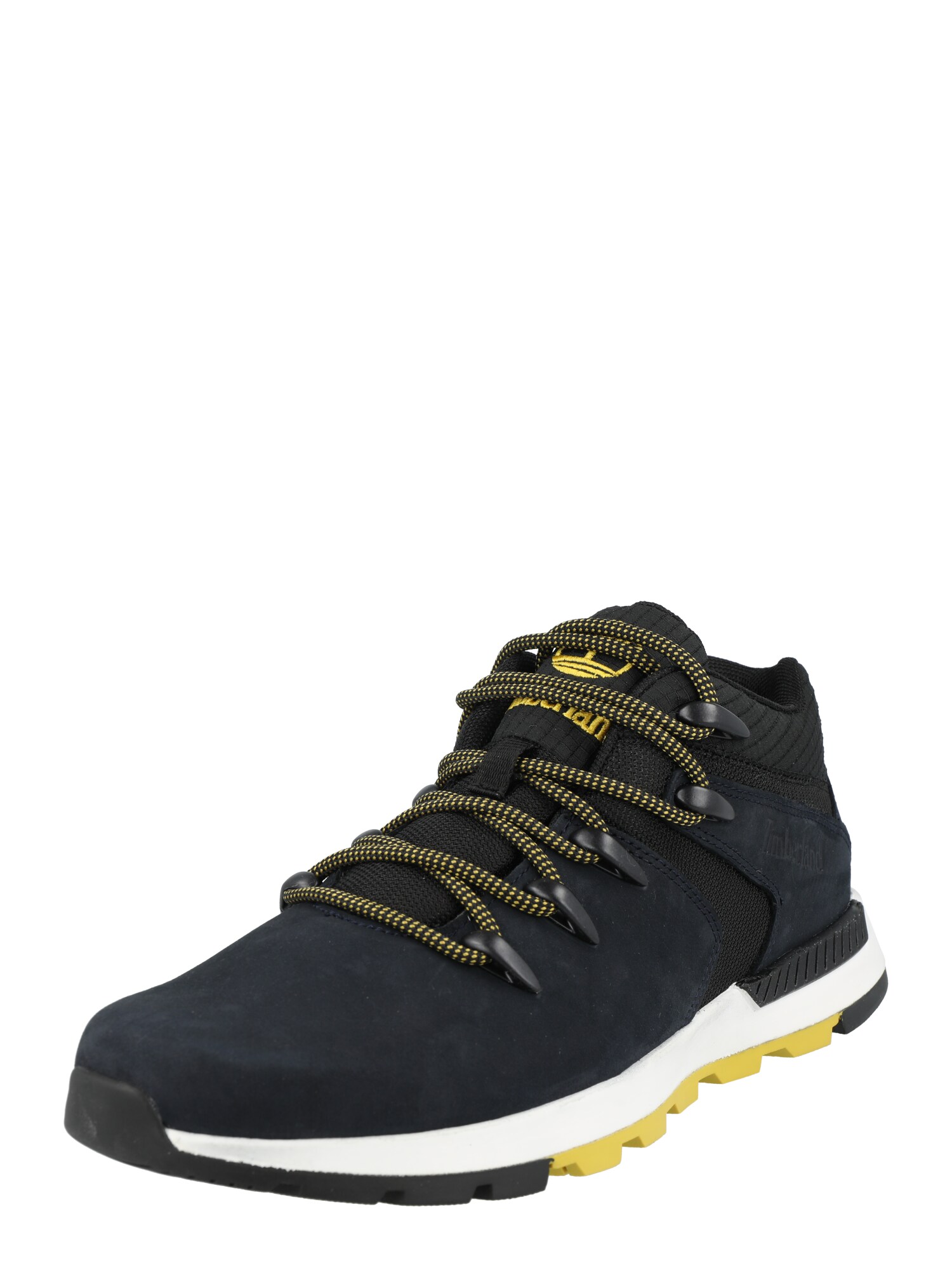 TIMBERLAND Fűzős cipő 'Trekker'  fekete / tengerészkék / sárga