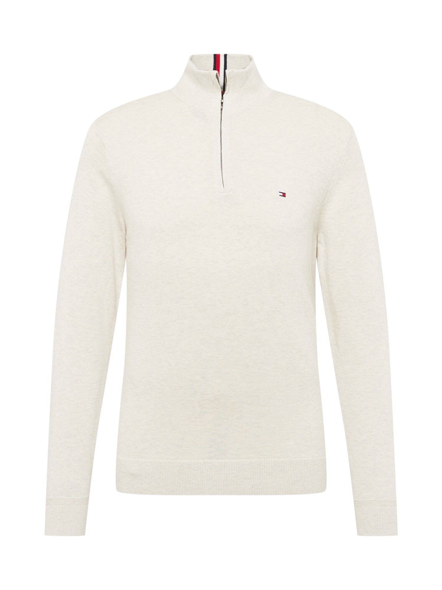 TOMMY HILFIGER Pulóver  krém / fehér / tengerészkék / piros