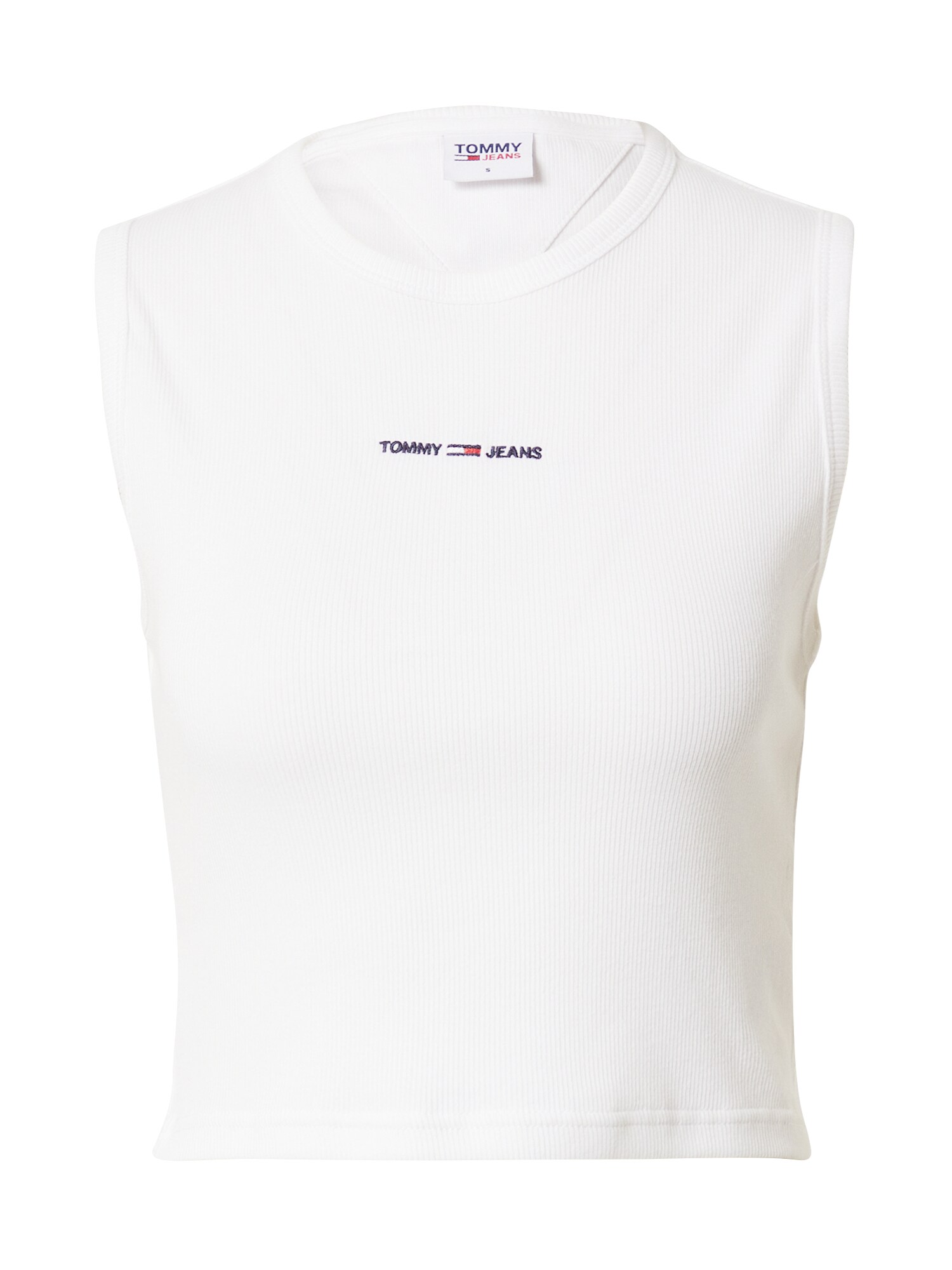 Tommy Jeans Top  fehér / fekete