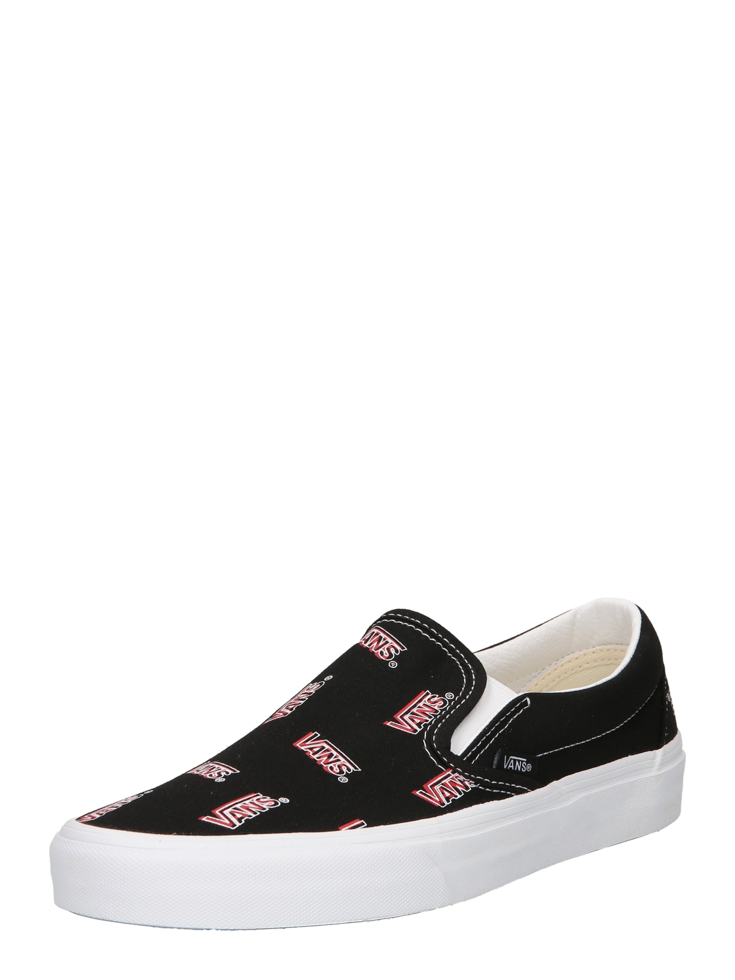 VANS Belebújós cipők  fekete / fehér / piros