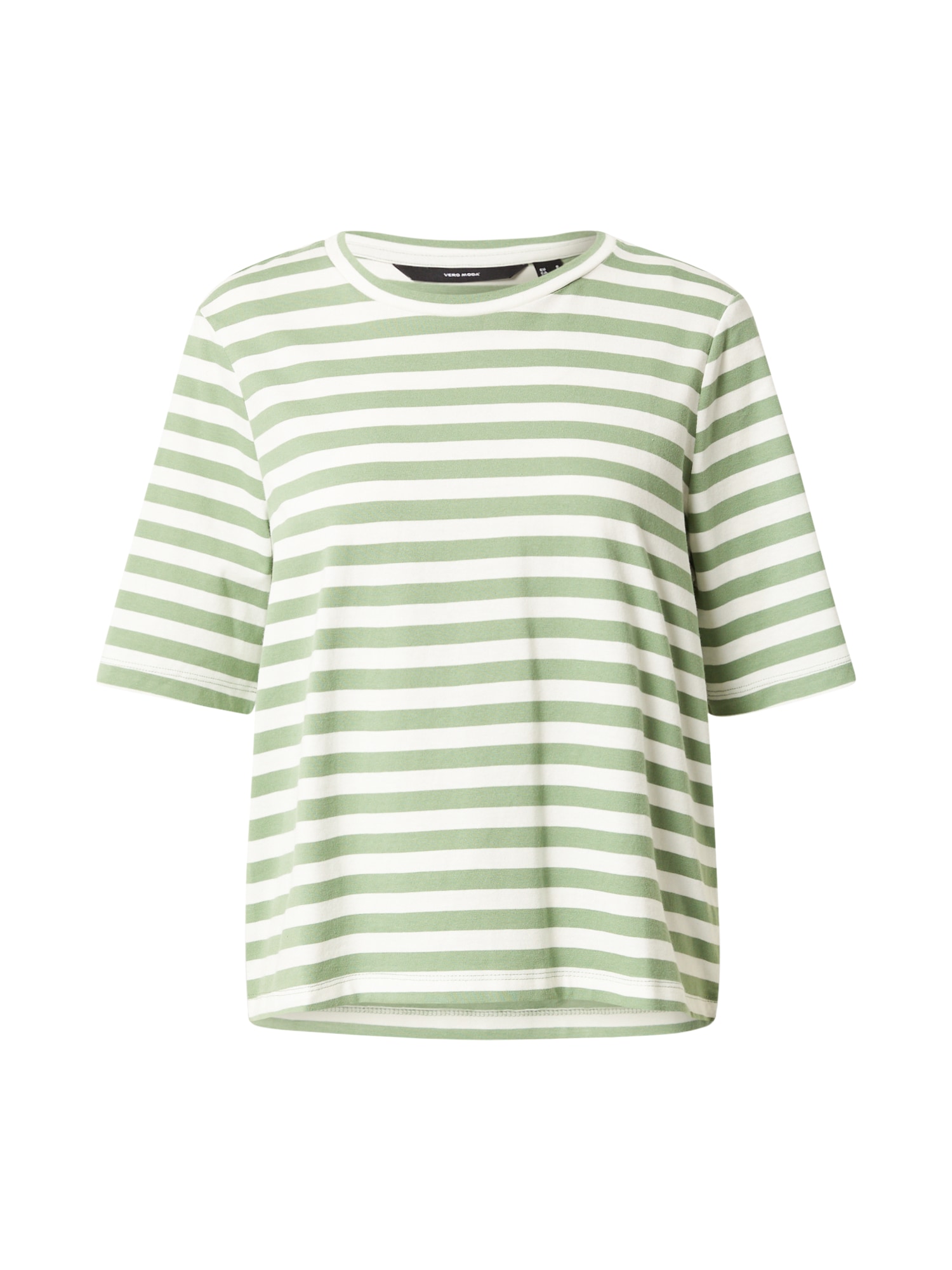 VERO MODA Póló 'MOLLY'  fehér / világoszöld