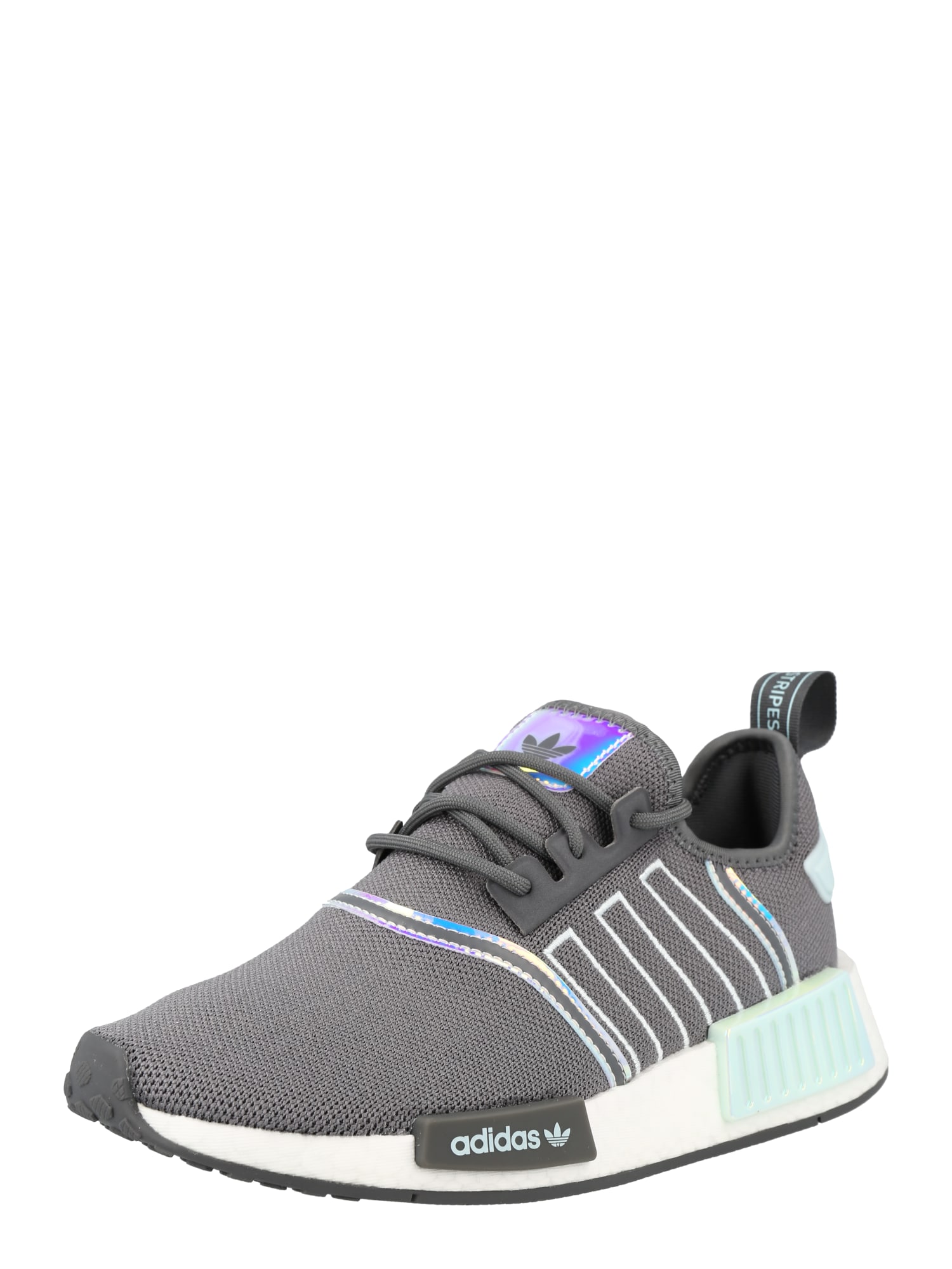 ADIDAS ORIGINALS Rövid szárú edzőcipők 'NMD R1'  szürke / fehér / világoskék